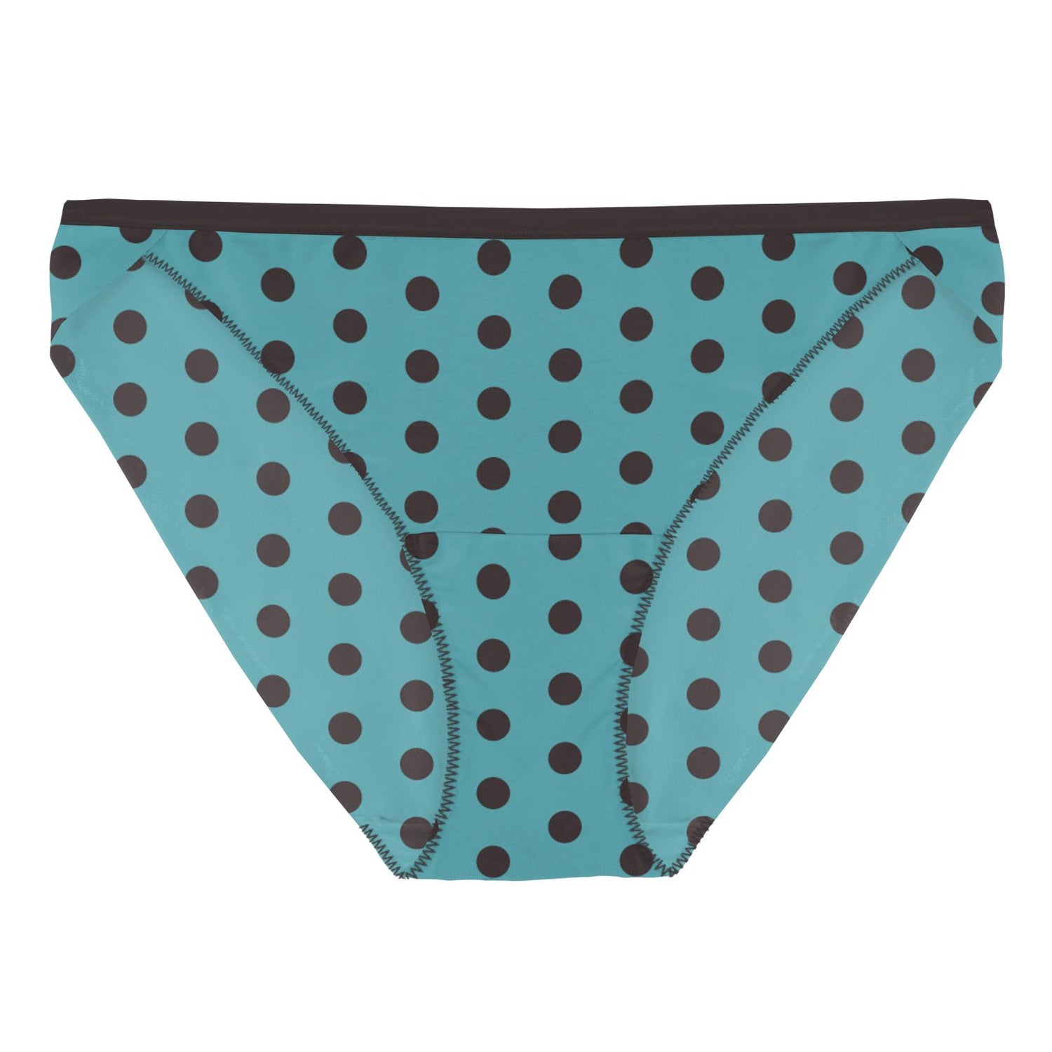 Women's Print Bikini Brief in Glacier Polka Dots