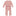 Print Muffin Ruffle Coverall with Zipper in Peach Blossom Lace