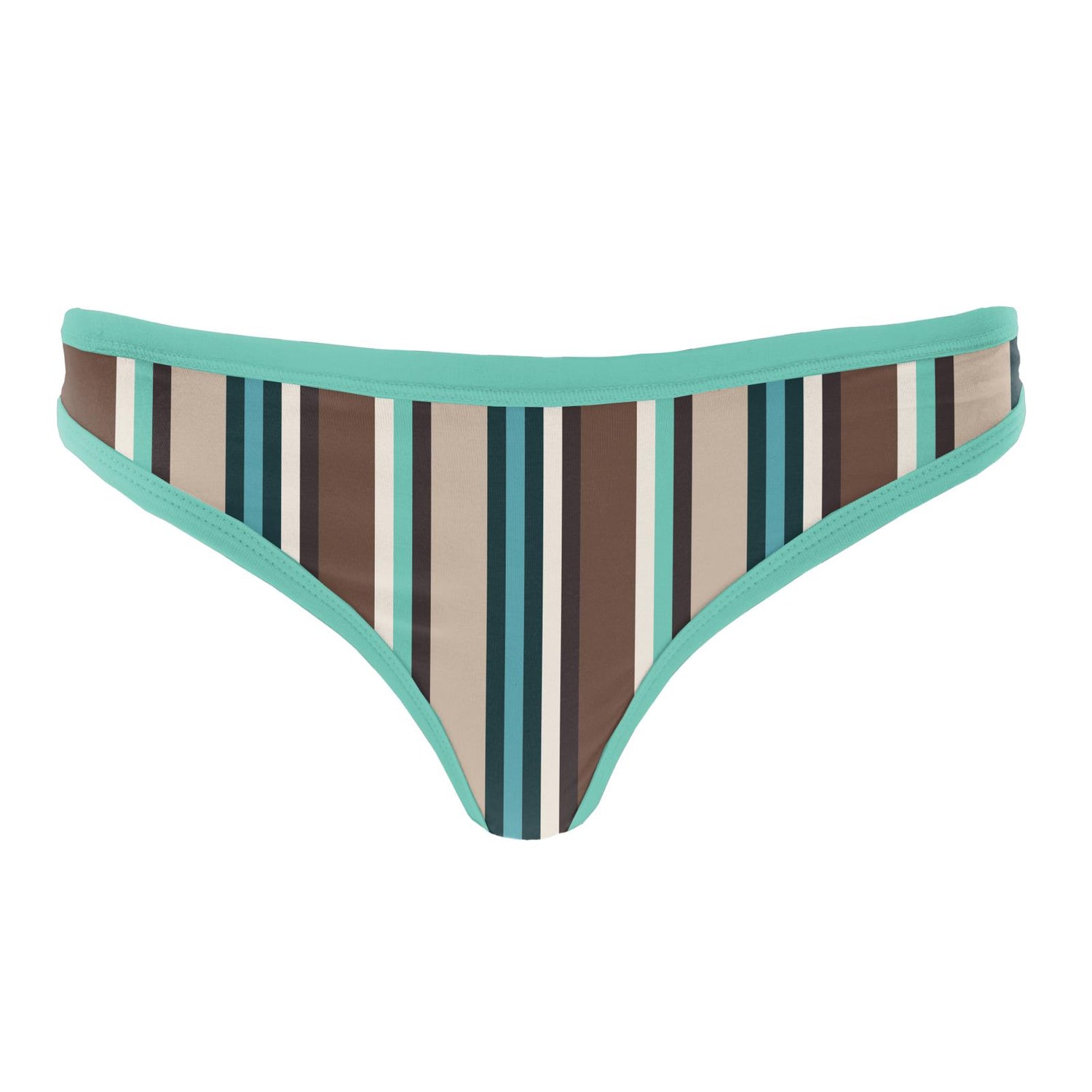 Women's Print Classic Thong in Dad's Tie Stripe