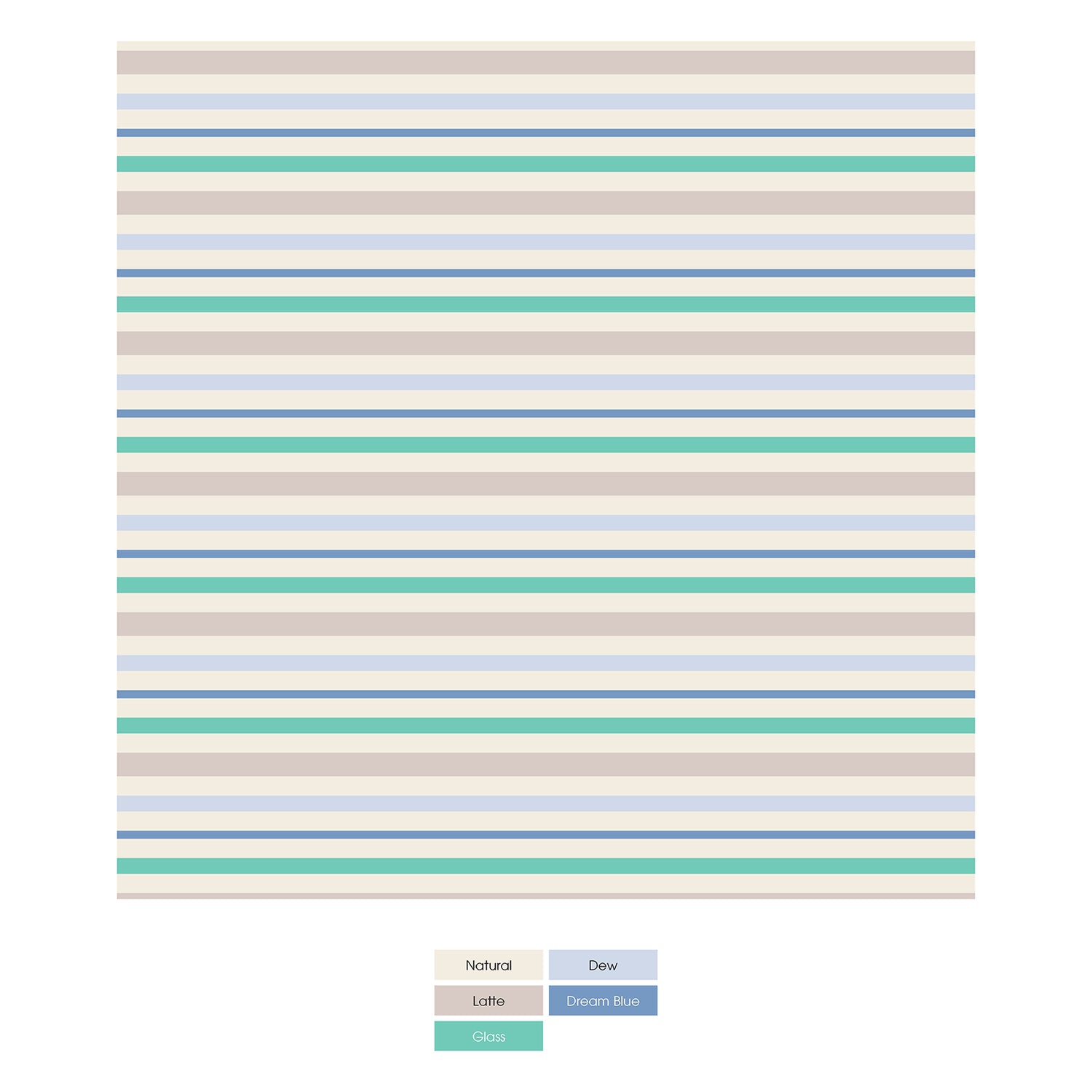 Print Convertible Sleeper with Zipper in Mythical Stripe
