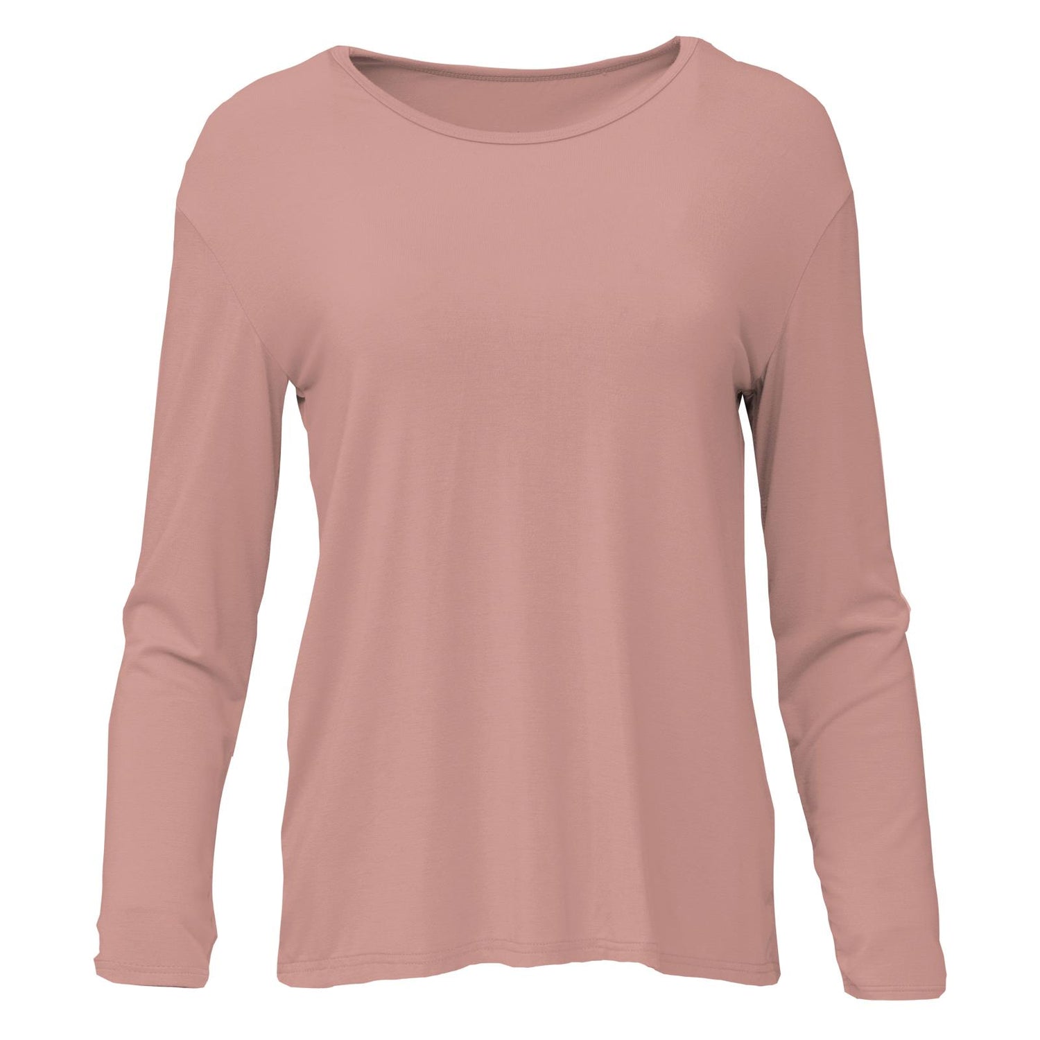 Women's Long Sleeve Butterfly Open-Back Top in Blush