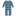 Print Muffin Ruffle Coverall with Zipper in Twilight Fireflies