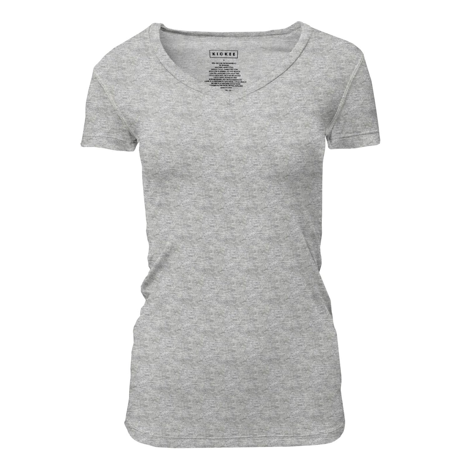 Women's Short Sleeve One Tee in Heathered Mist