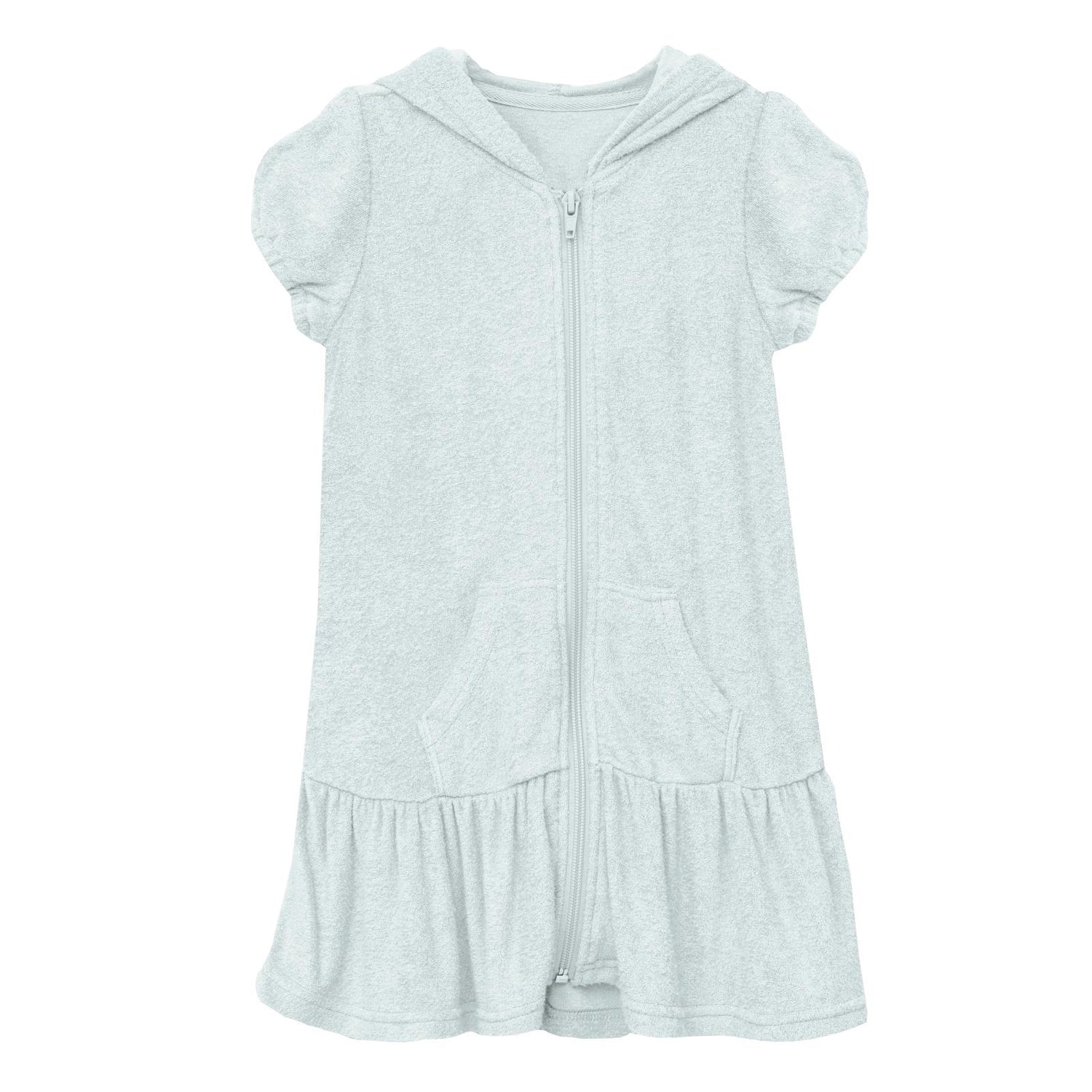 Terry Ruffle Swim Cover-Up in Fresh Air