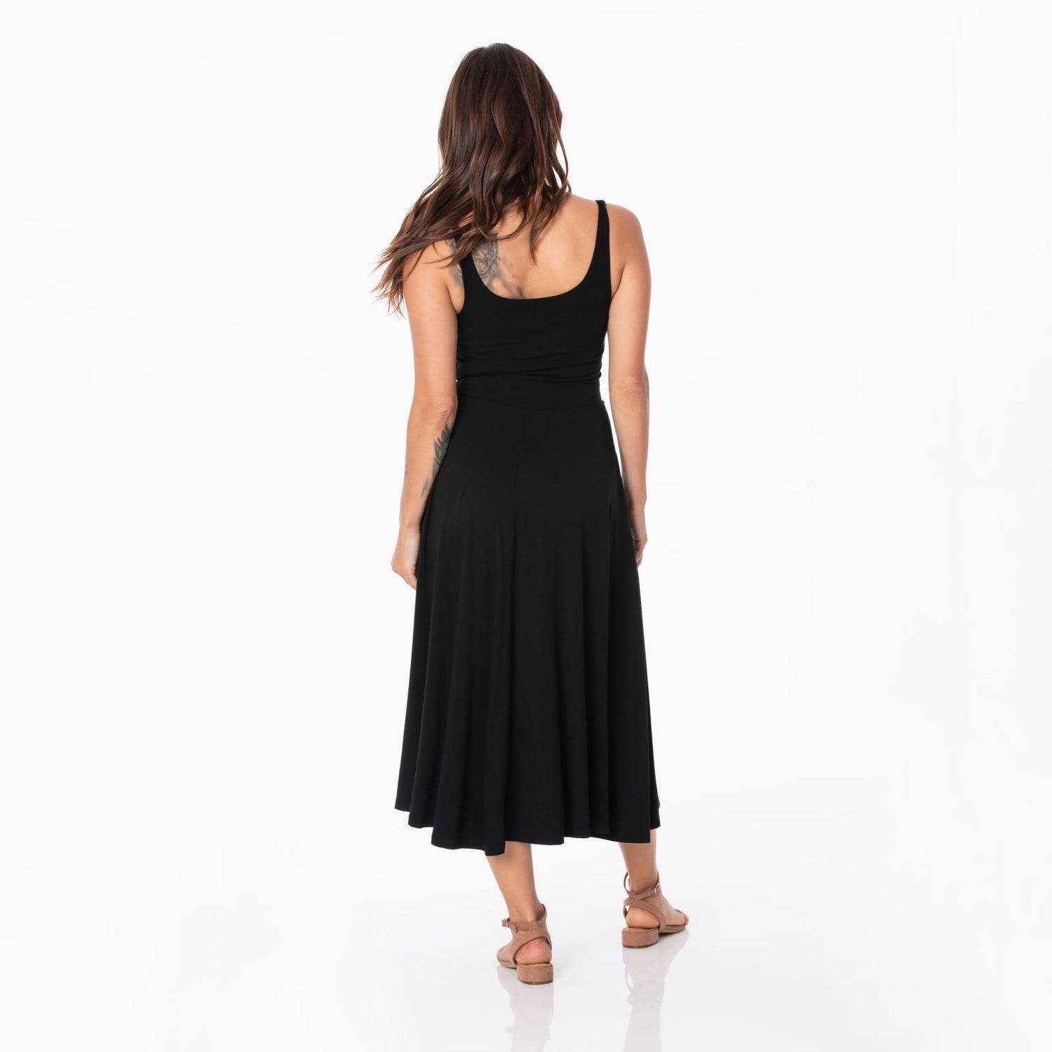 Women's Boardwalk Dress with Luxe Top in Midnight