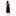 ミッドナイトカラーのラグジュアリートップ付きレディースボードウォークドレス