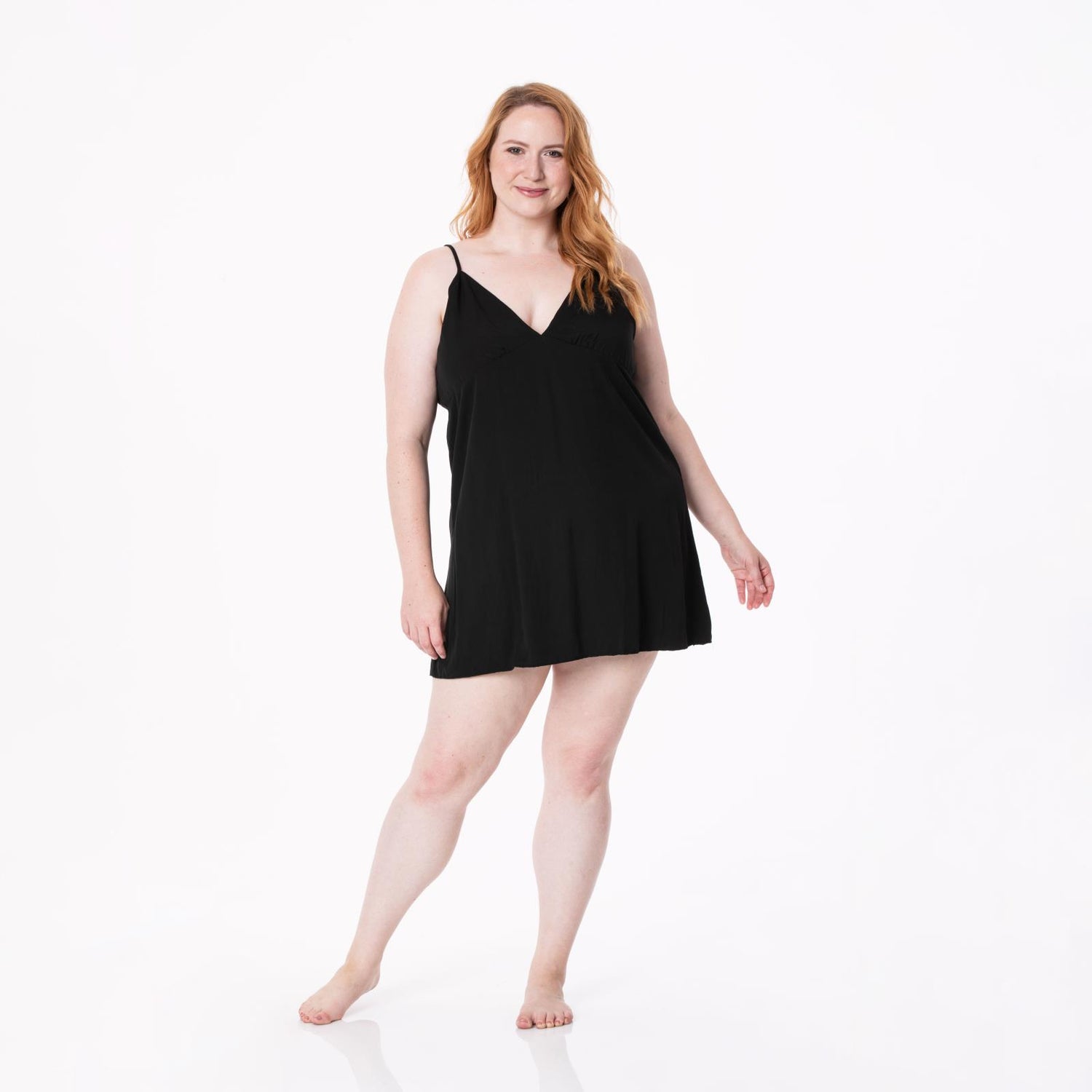 Women's Print Woven Cami Nightgown and Robe Set in Midnight Constellations
