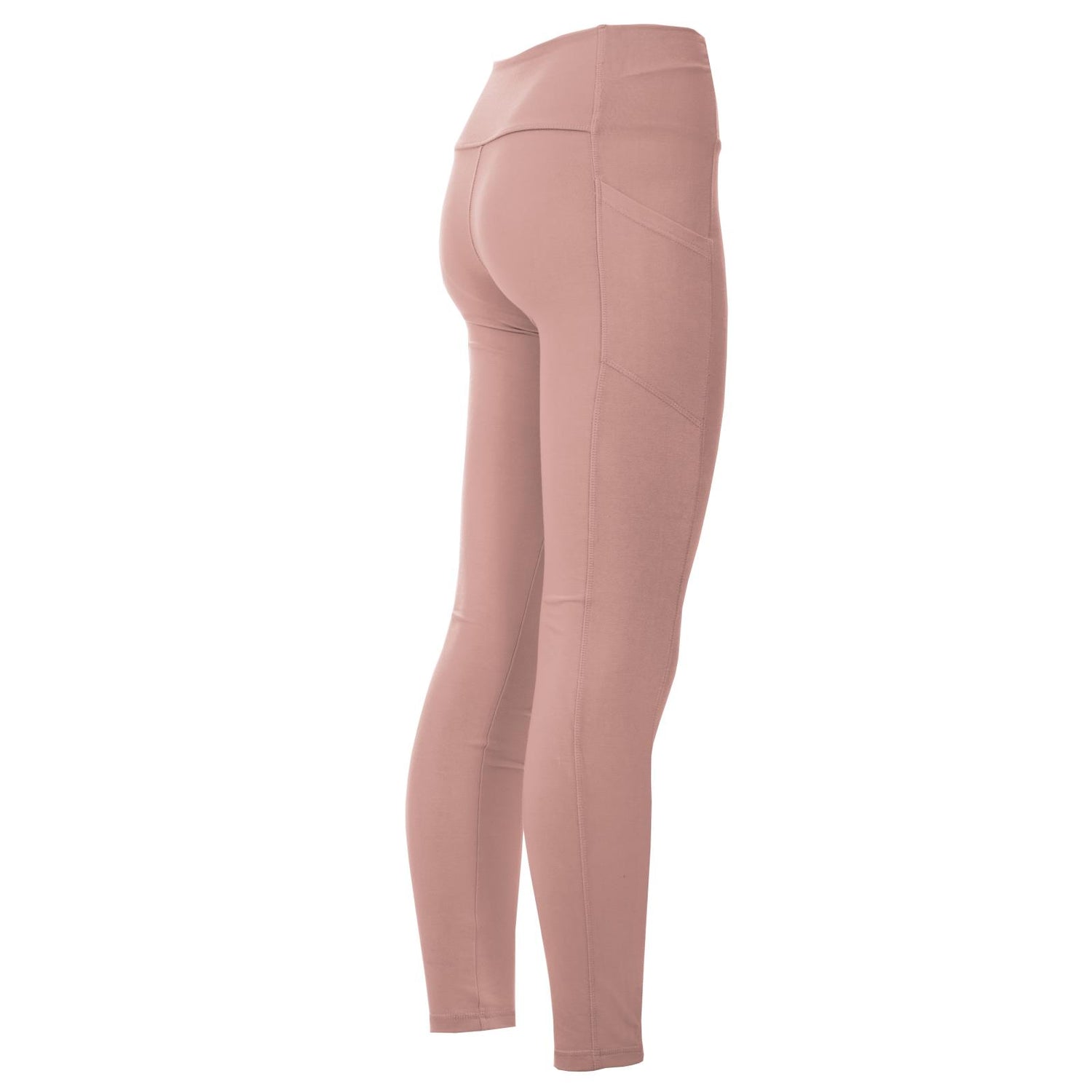 Women's Luxe Stretch Leggings with Pockets in Blush