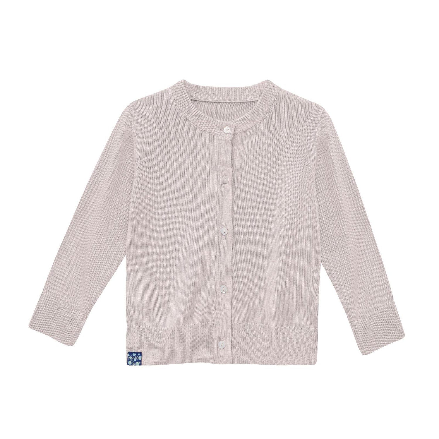 Knitted Button Down Cardigan in Macaroon