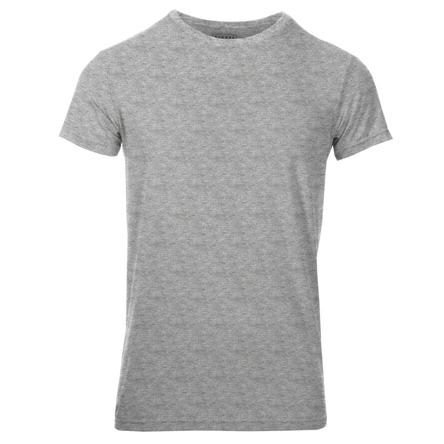 Men's Short Sleeve Crew Neck Tee in Heathered Mist