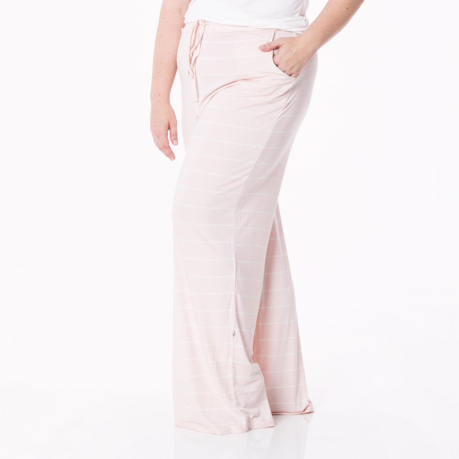 Women's Print Lounge Pants in Macaroon Road Trip Stripe