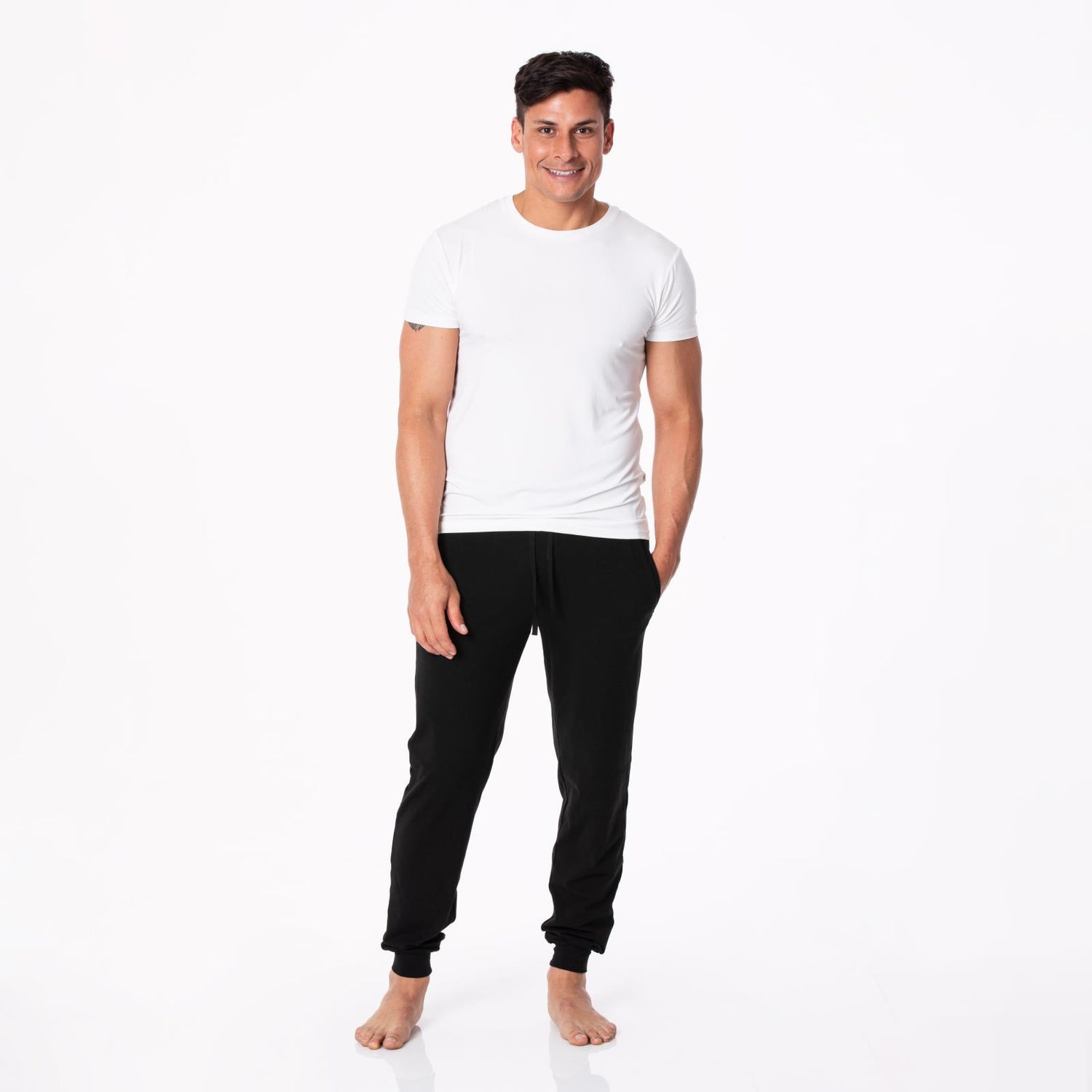 Men's Luxe Jersey Joggers in Midnight