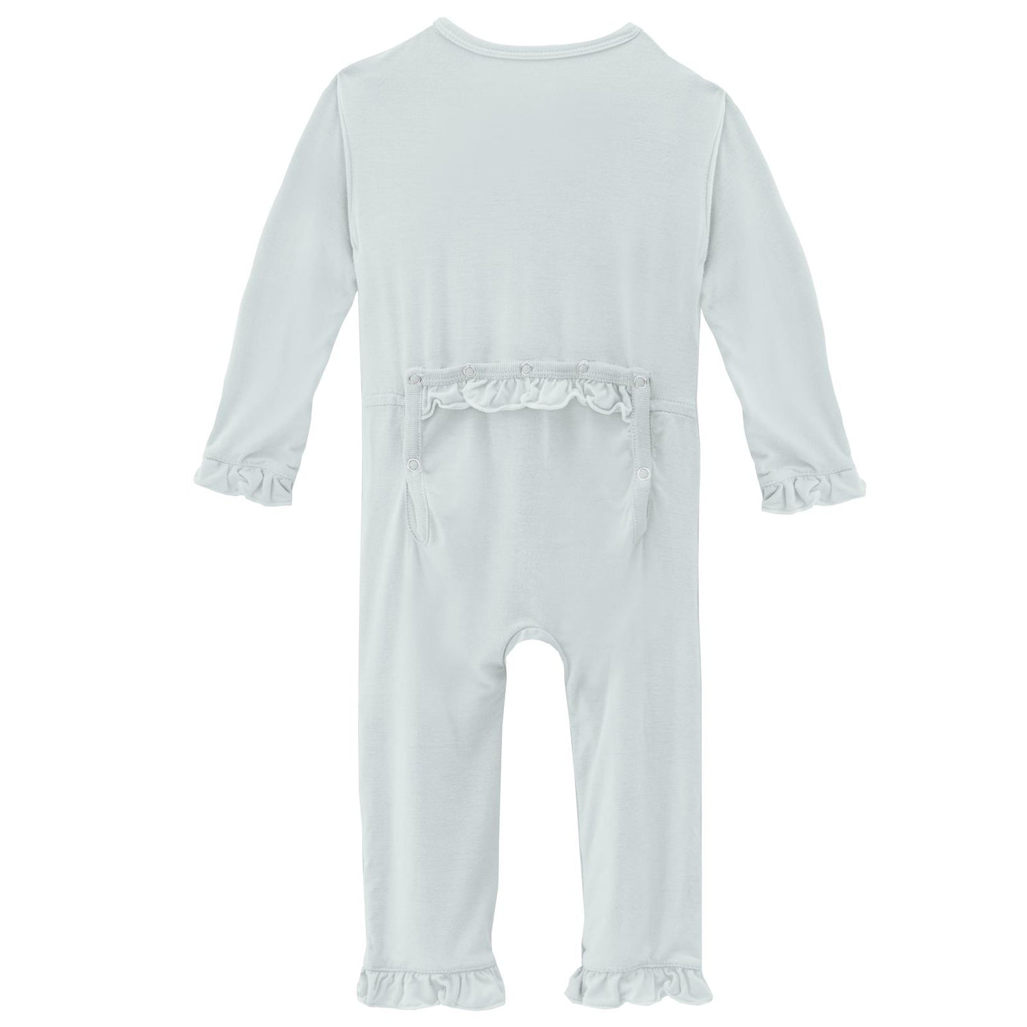 Classic Ruffle Coverall with Snaps in Fresh Air