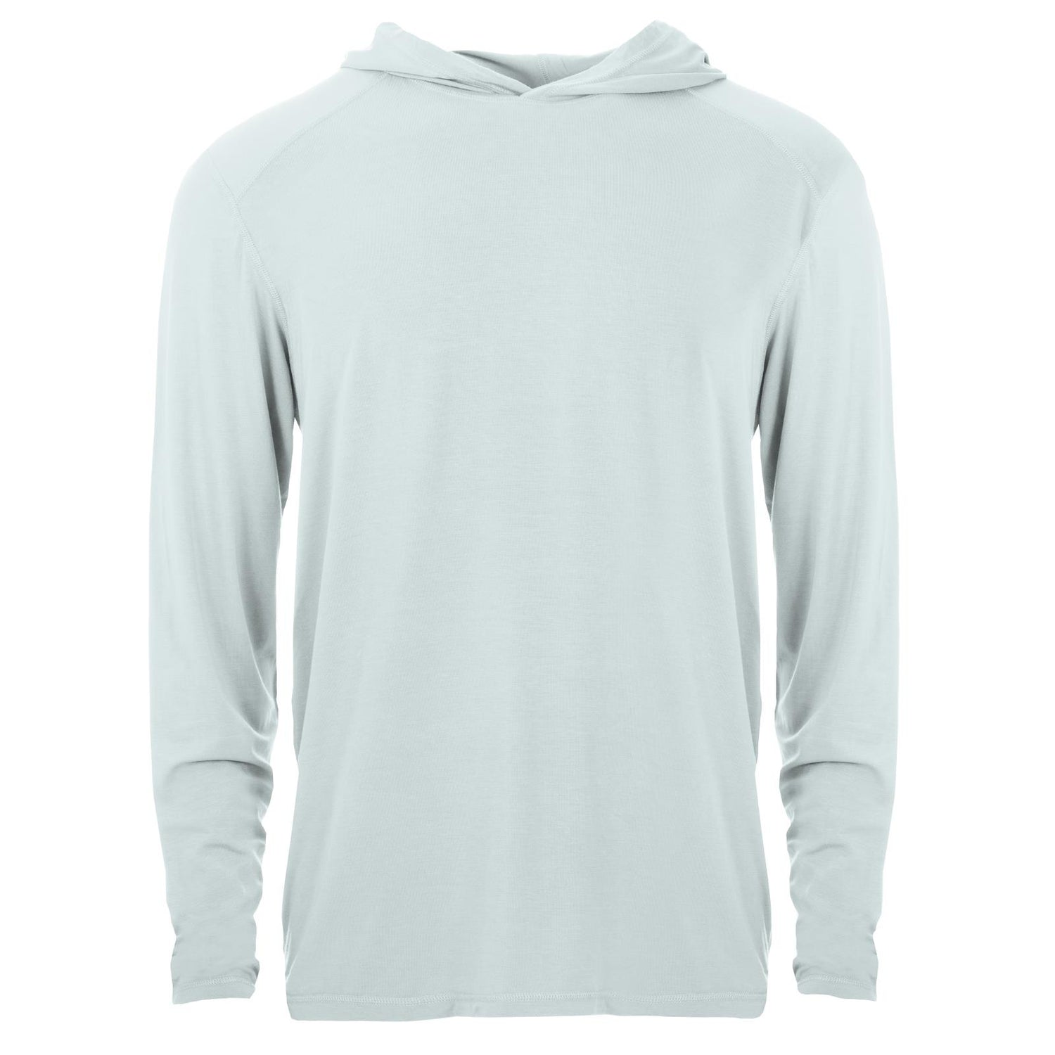 Men's Long Sleeve Hooded Tee in Fresh Air