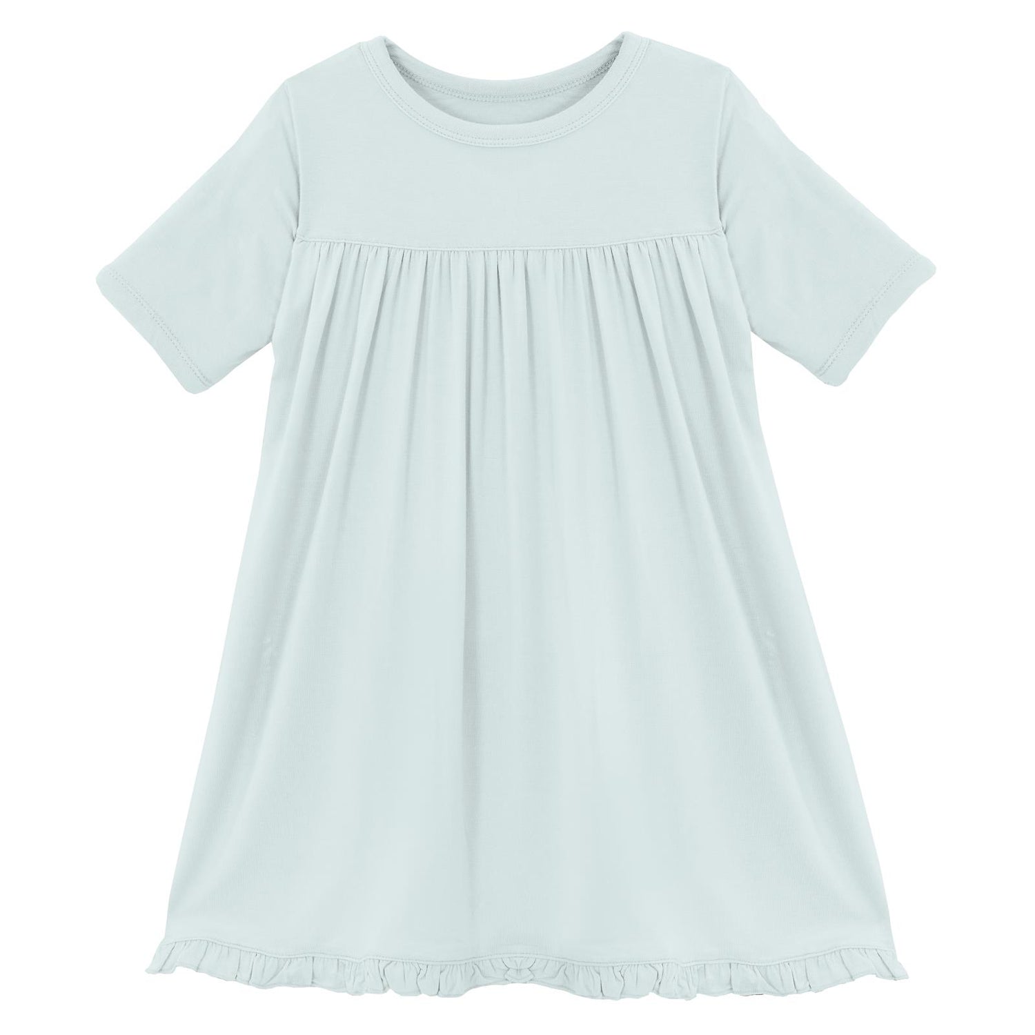 Classic Short Sleeve Swing Dress in Fresh Air
