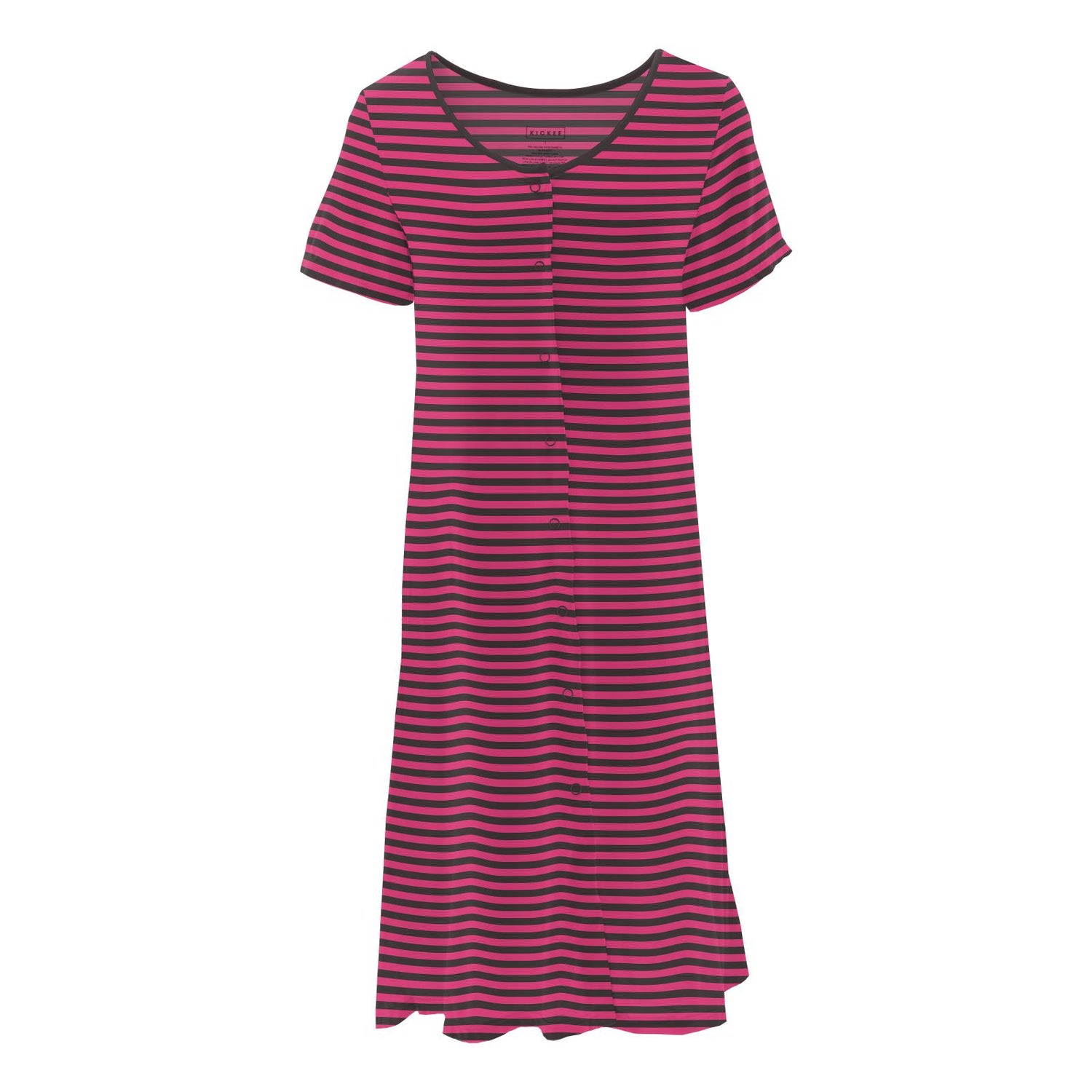 Women's Print Nursing Nightgown in Awesome Stripe