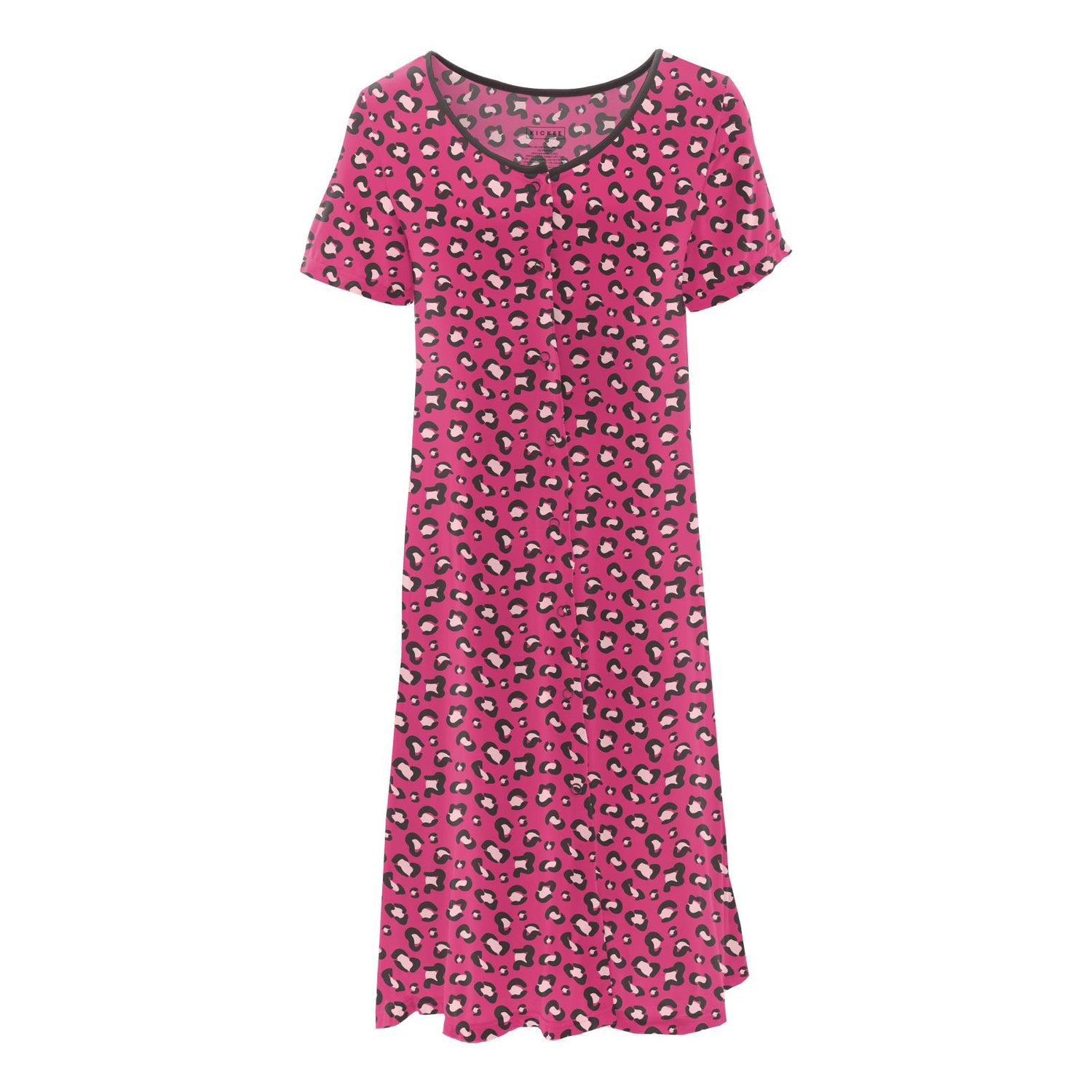 Women's Print Nursing Nightgown in Calypso Cheetah Print