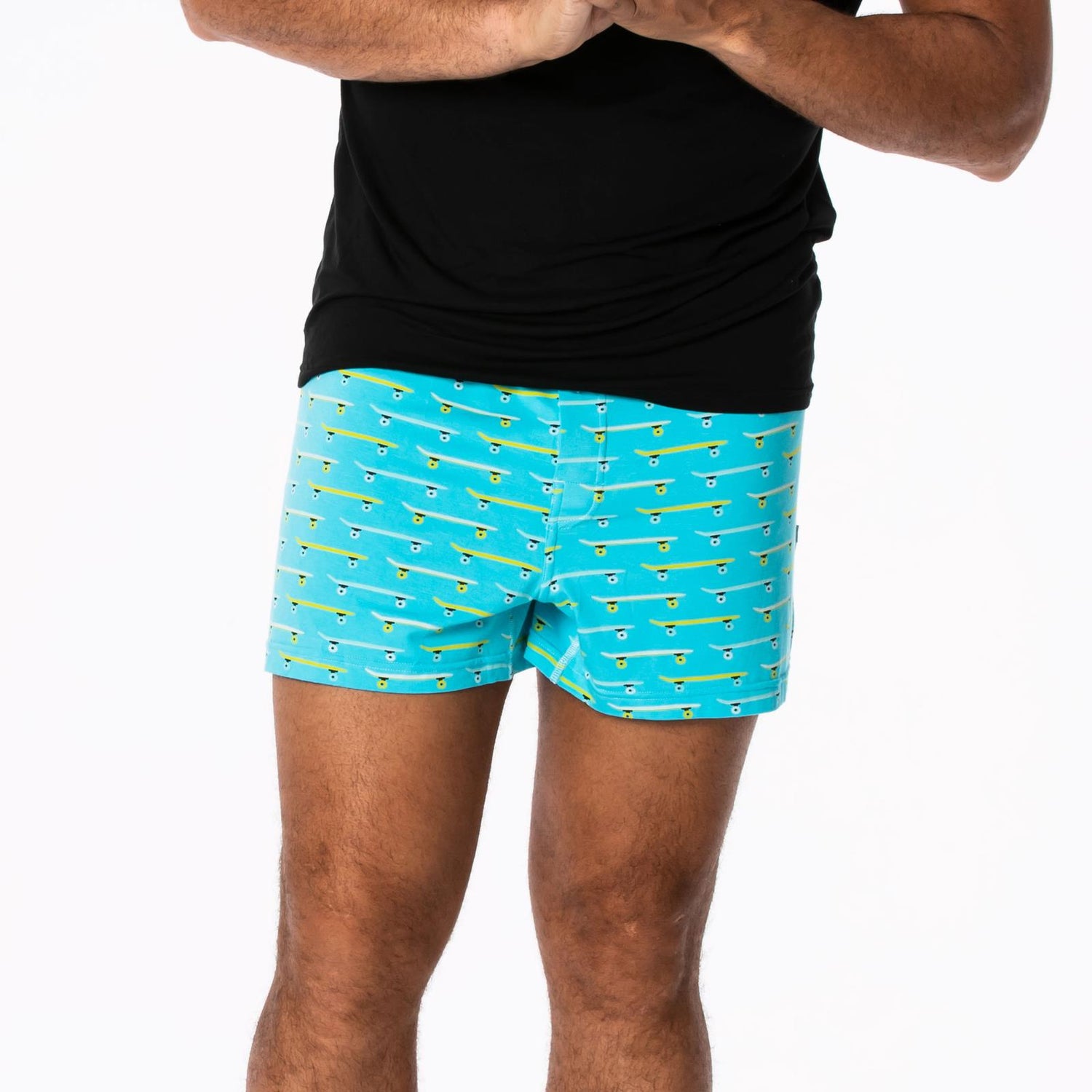 Men's Print Boxer Shorts in Confetti Skateboard