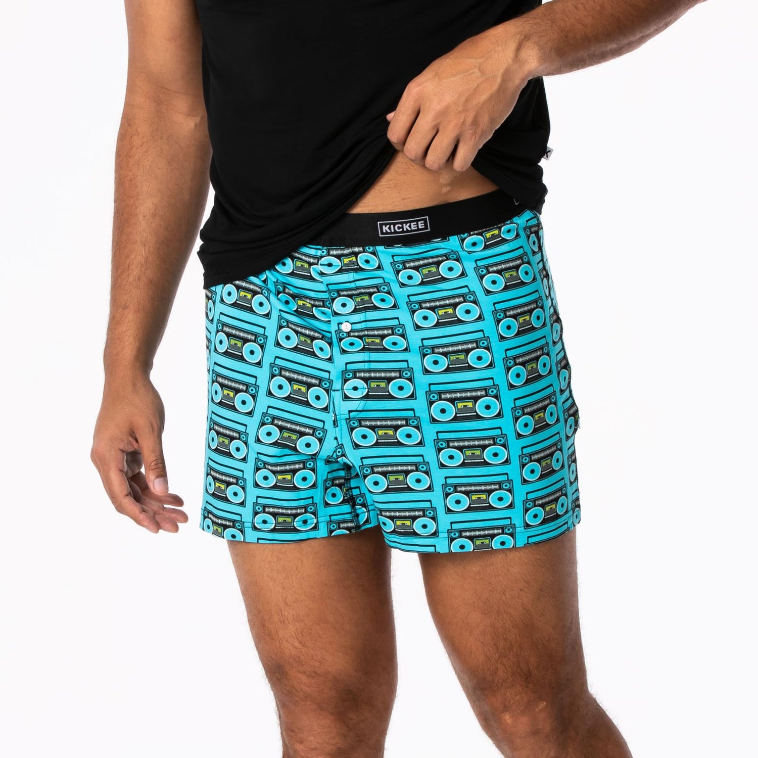 Men's Print Boxer Shorts in Confetti Boombox