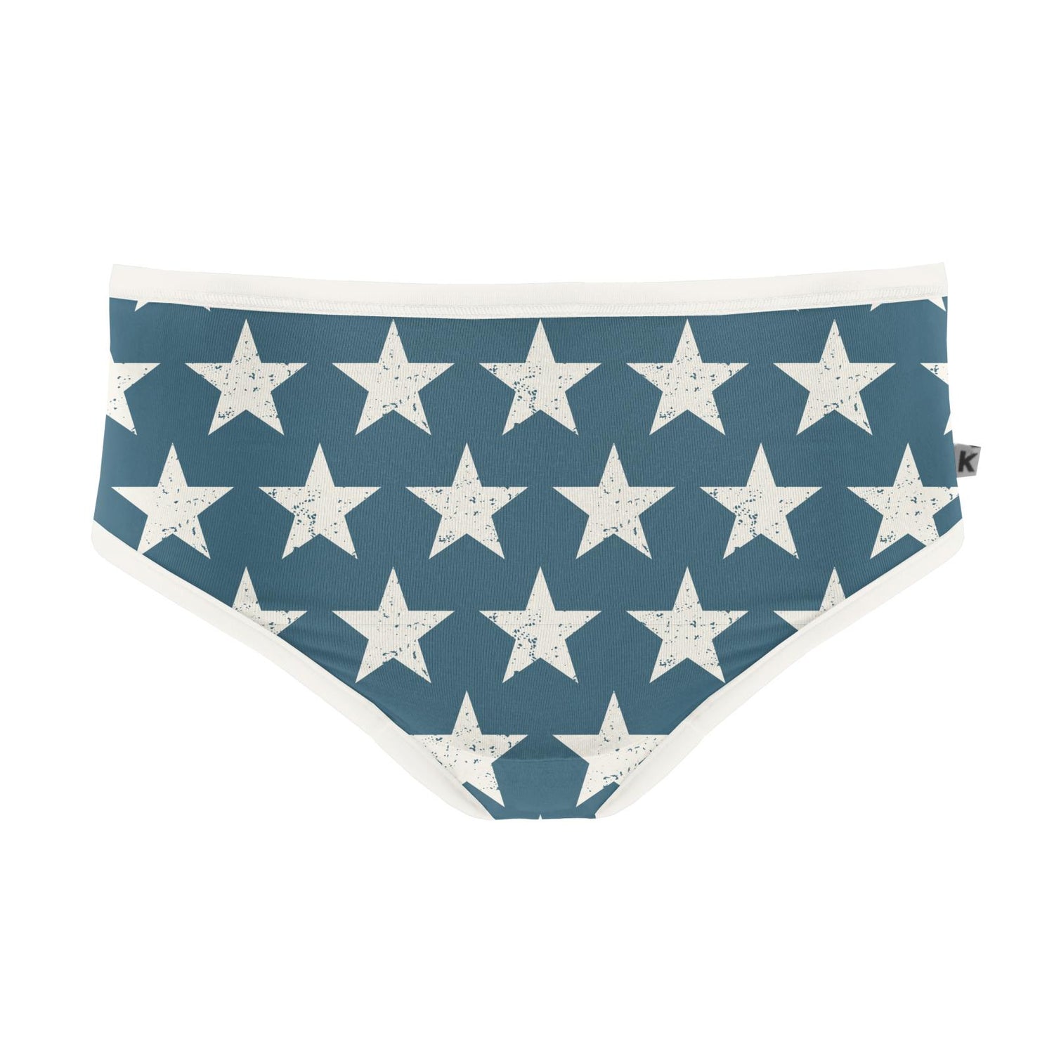 Women's Print Classic Brief in Vintage Stars