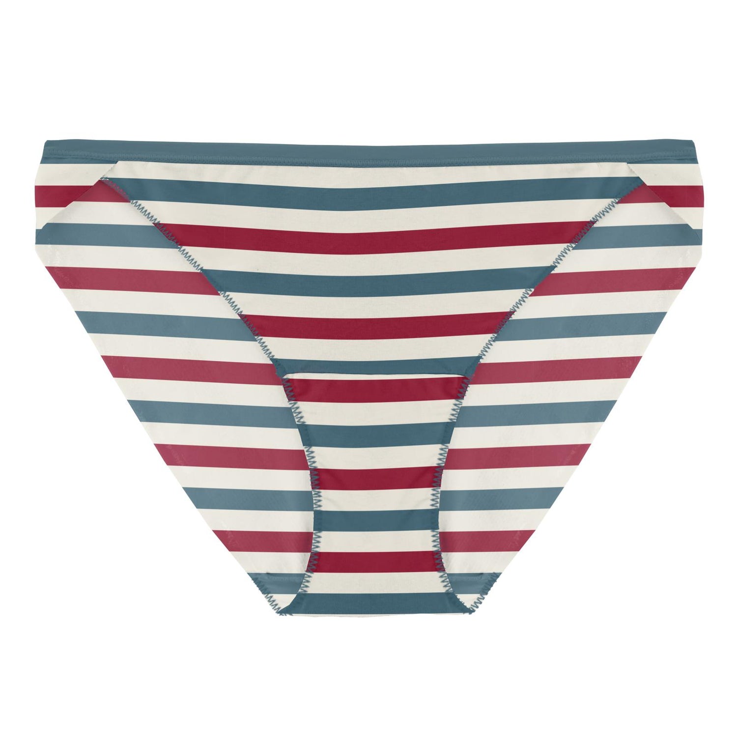 Women's Print Bikini Brief in USA Stripe