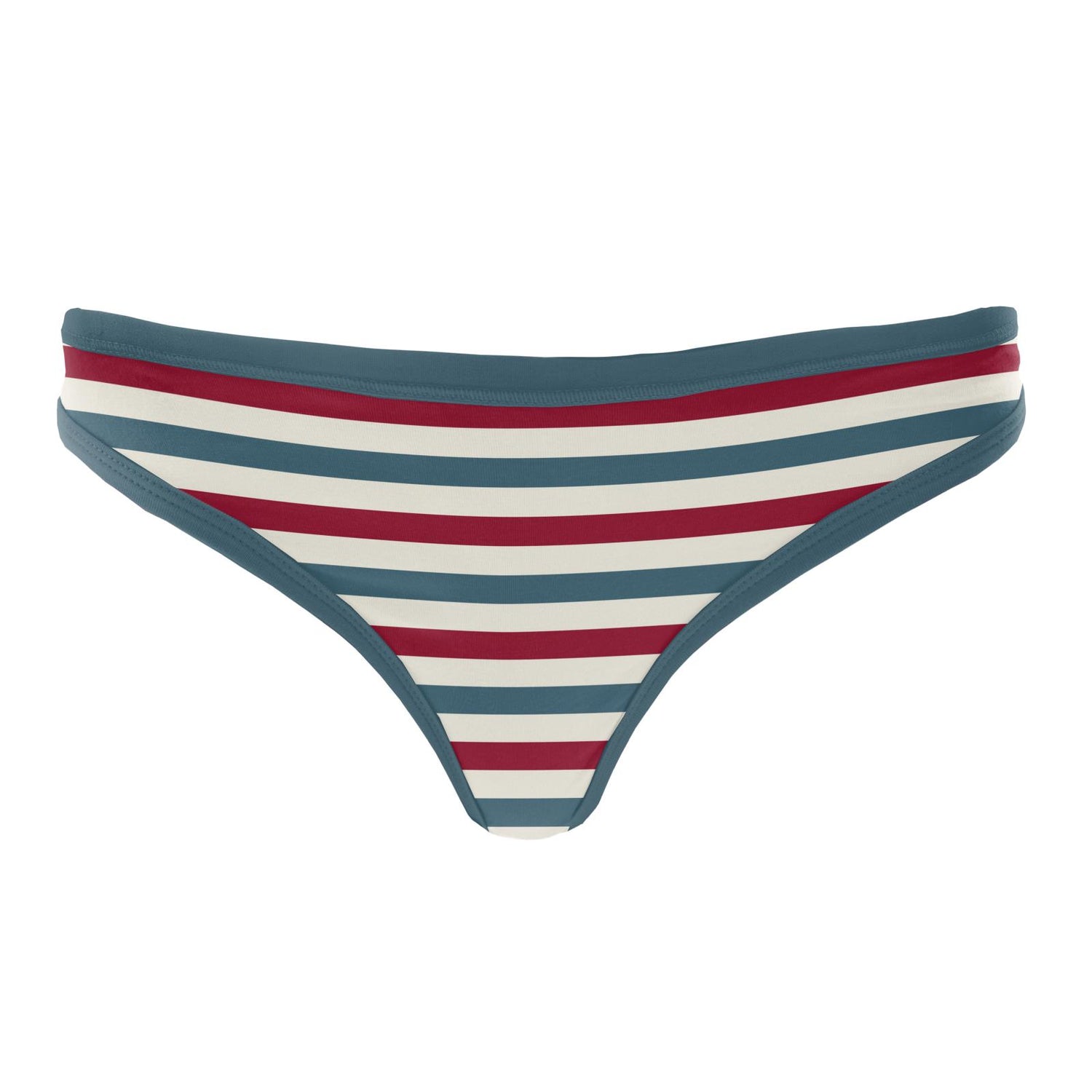 Women's Print Classic Thong Underwear in USA Stripe