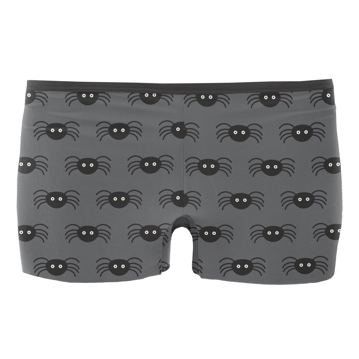 Women's Print Boy Short Underwear in Stone Spiders