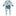Print Classic Ruffle Footie with Zipper in Fresh Air Blue Whales