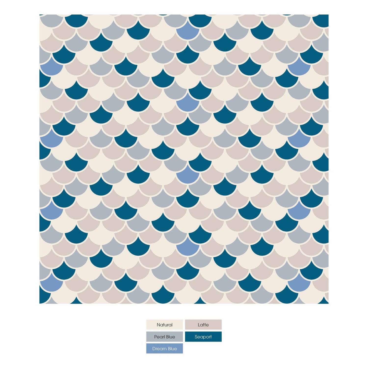 Print Boy's Boxer Brief in Latte Scales