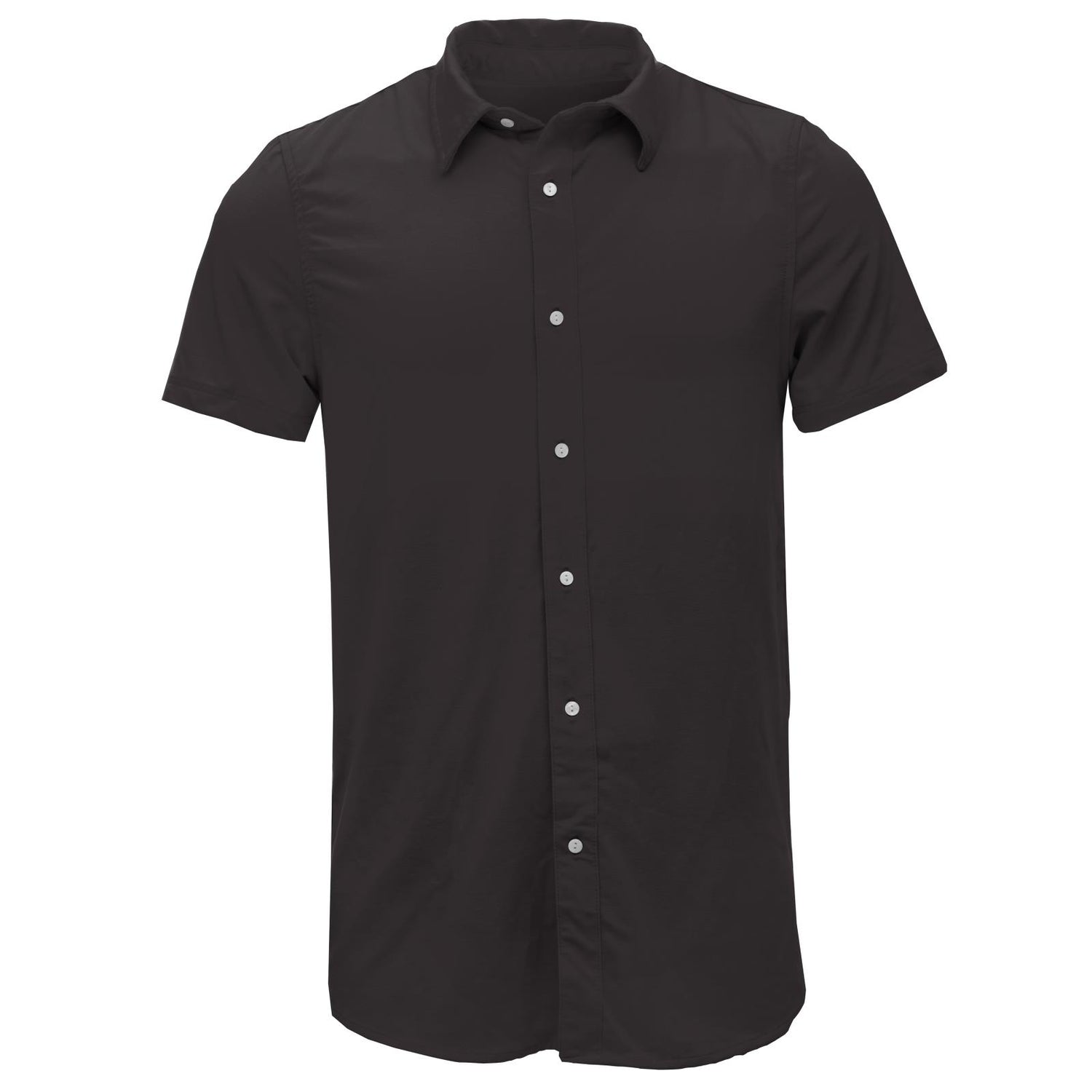 Men's Short Sleeve Woven Button Down Shirt in Zebra