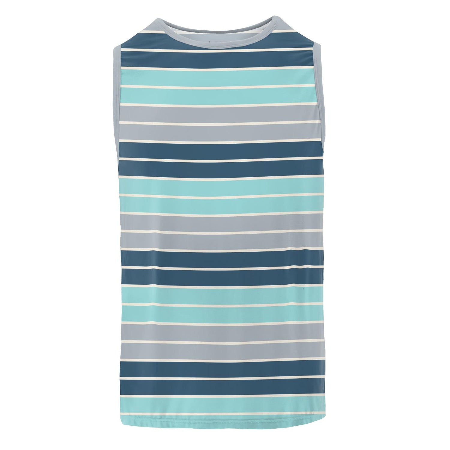 Men's Print Luxe Jersey Sport Tank in Sport Stripe