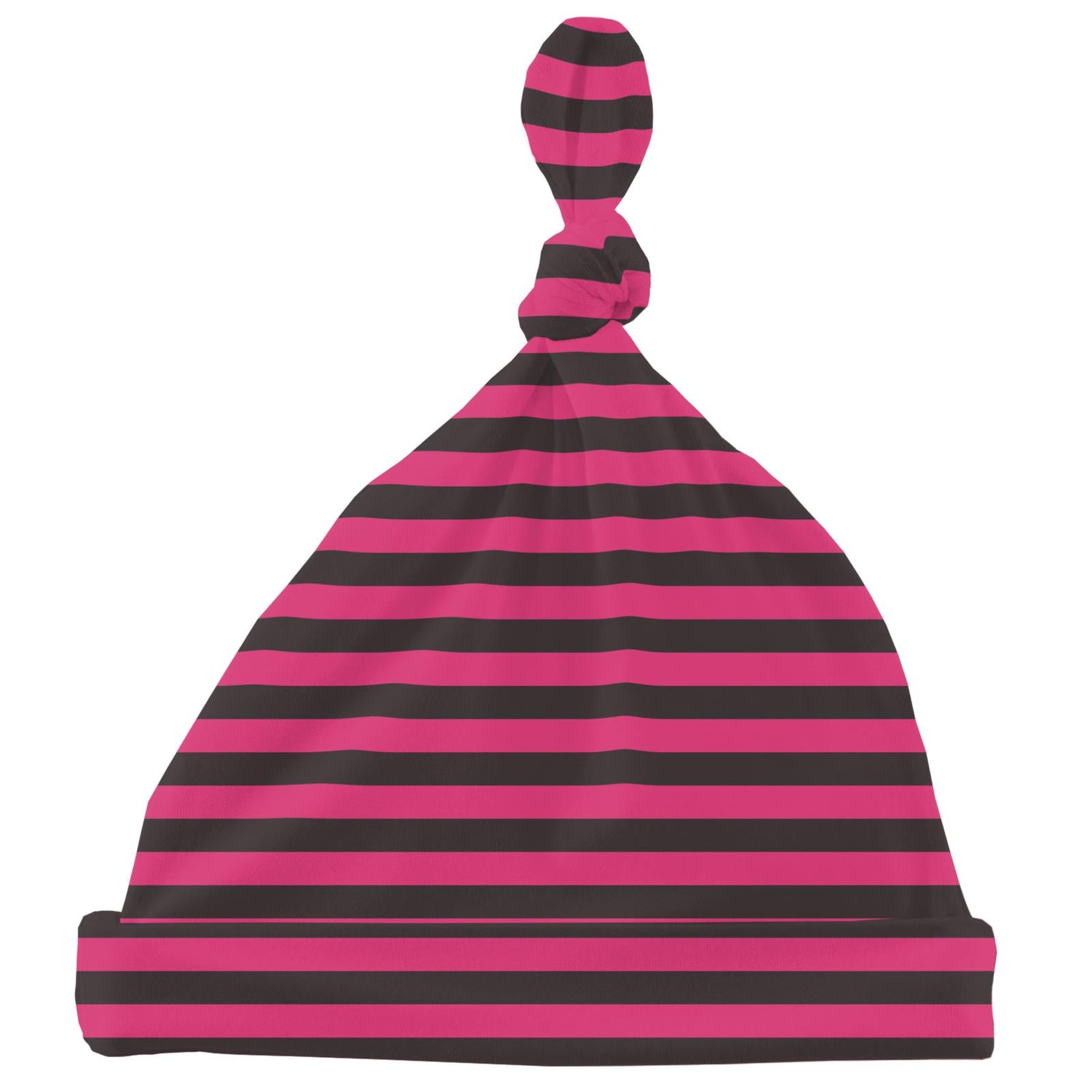 Print Knot Hat in Awesome Stripe