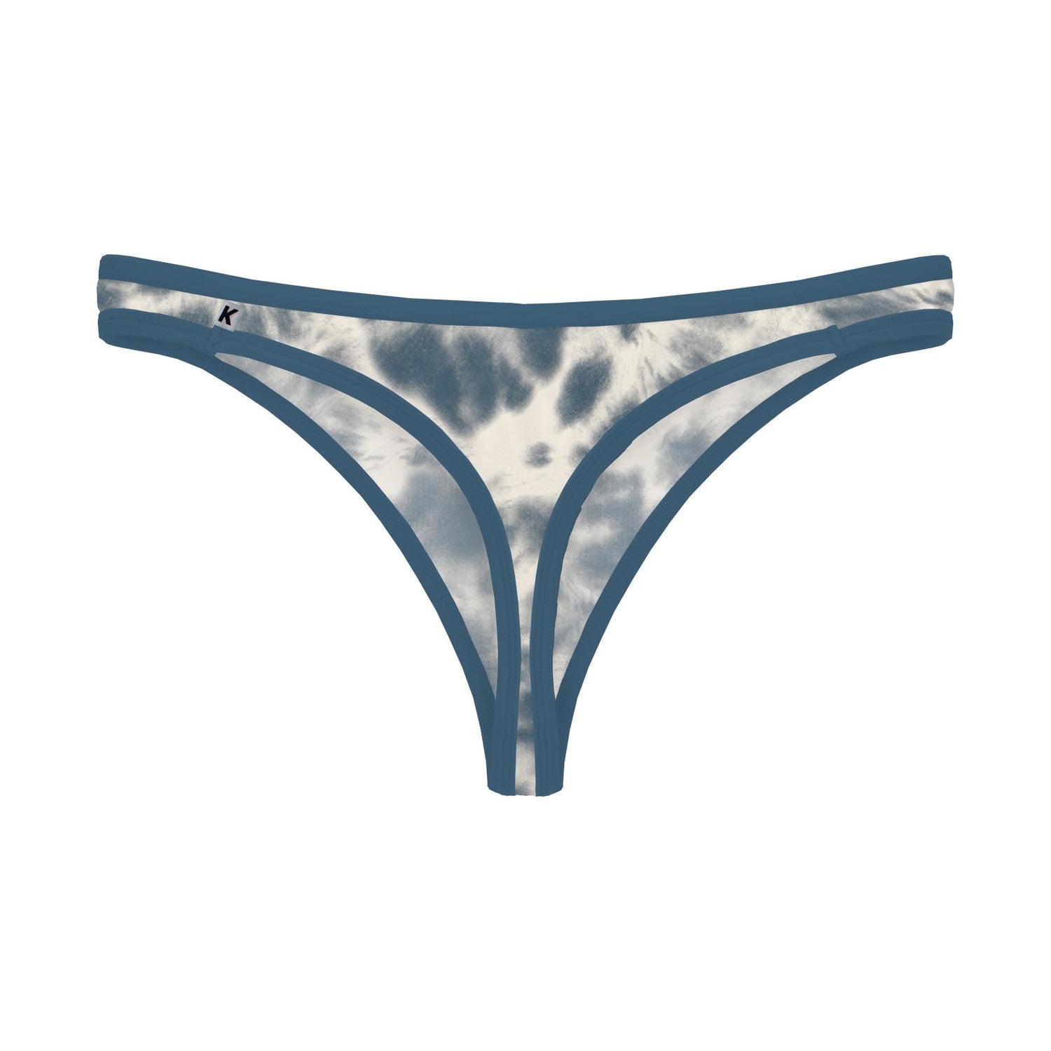 Women's Print Classic Thong in Deep Sea Tie Dye