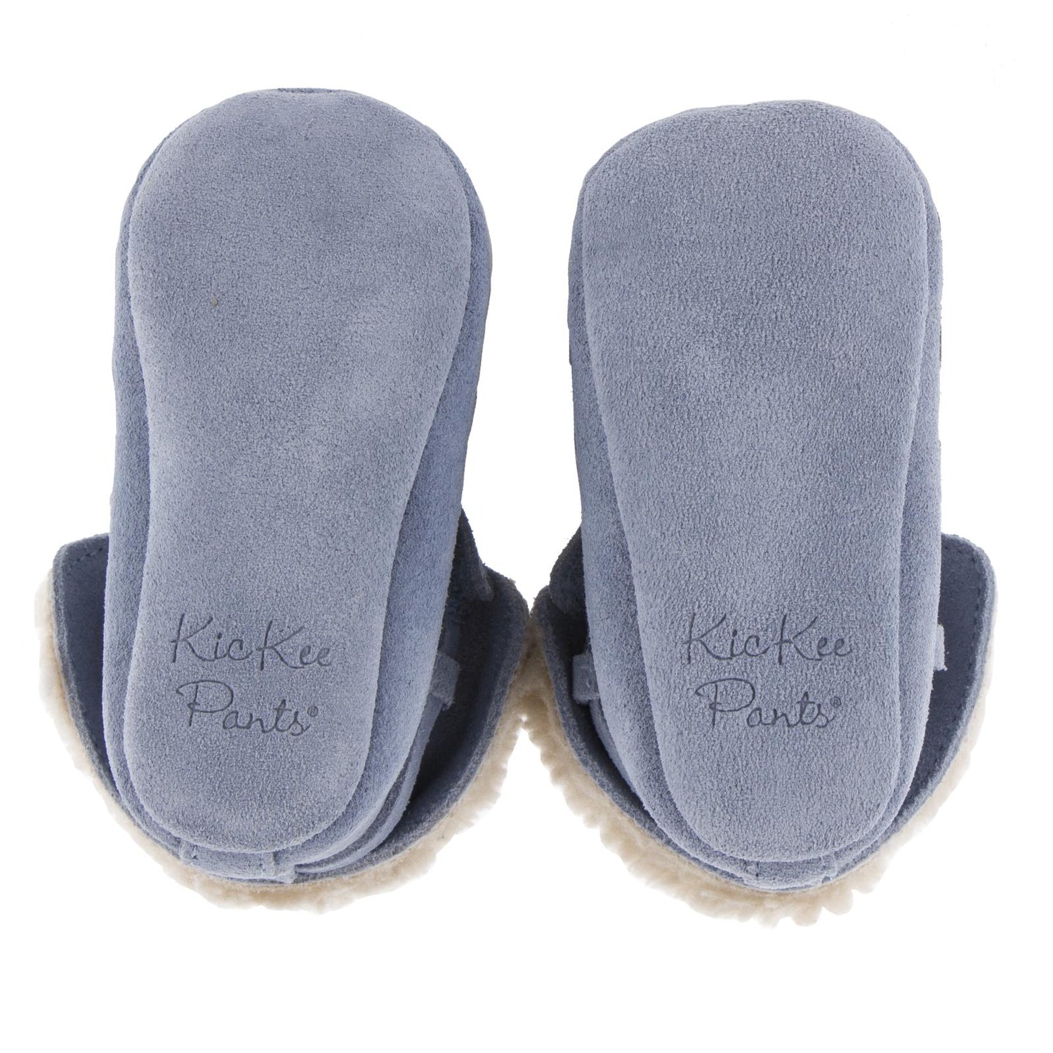 Infant Slip on Booties in Dusty Sky