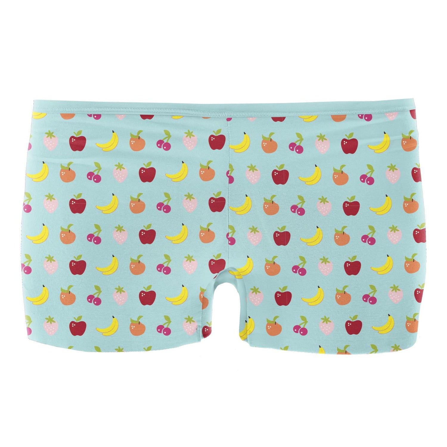 Women's Print Boy Short Underwear in Summer Sky Mini Fruit