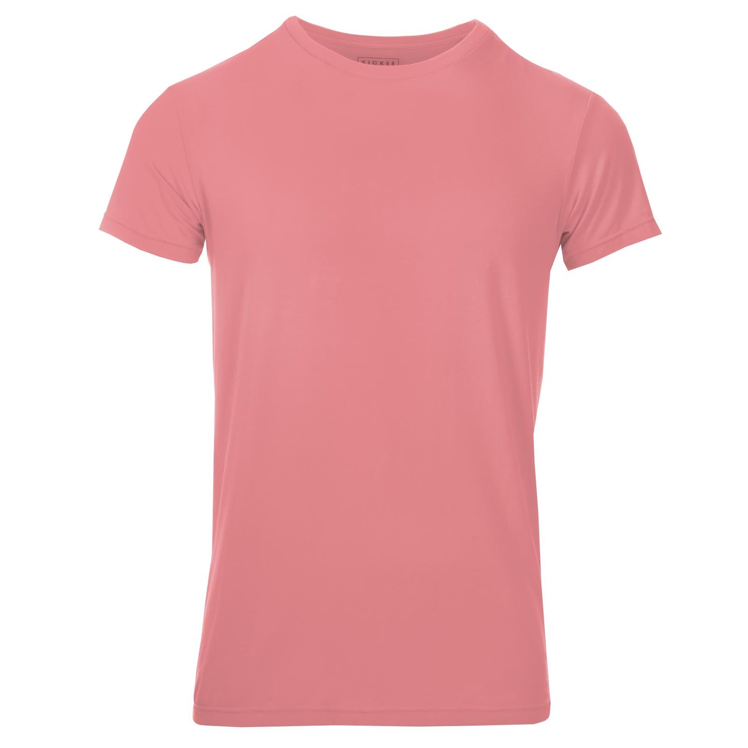 Men's Short Sleeve Luxe Crew Neck Tee in Strawberry