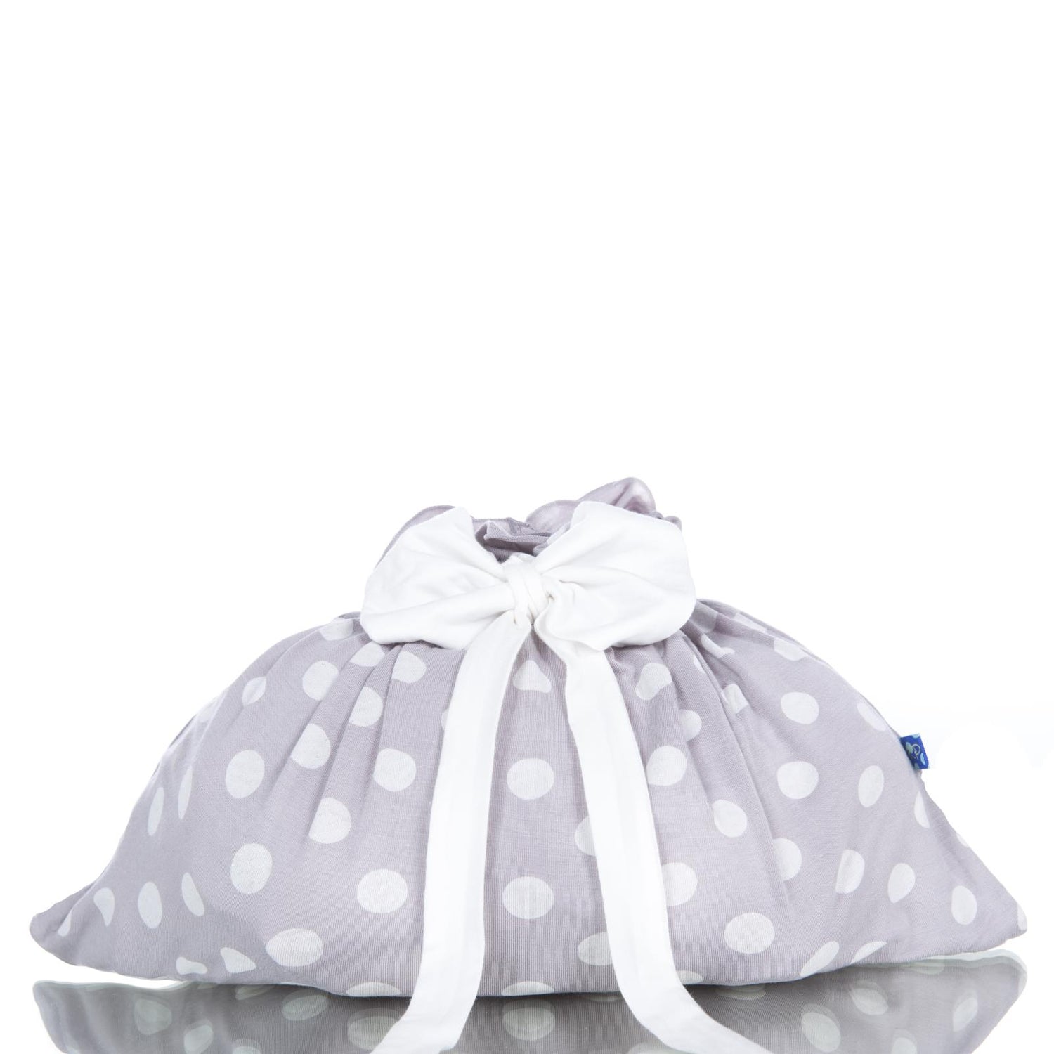 Small Overnight Bag in Feather with Natural Dot