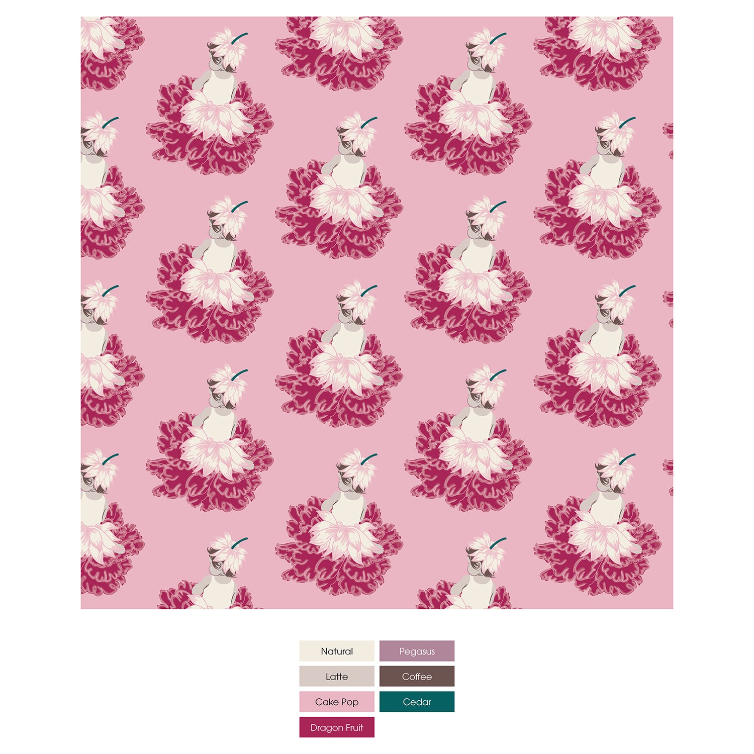 Print Muffin Ruffle Footie with 2 Way Zipper in Cake Pop Thumbelina
