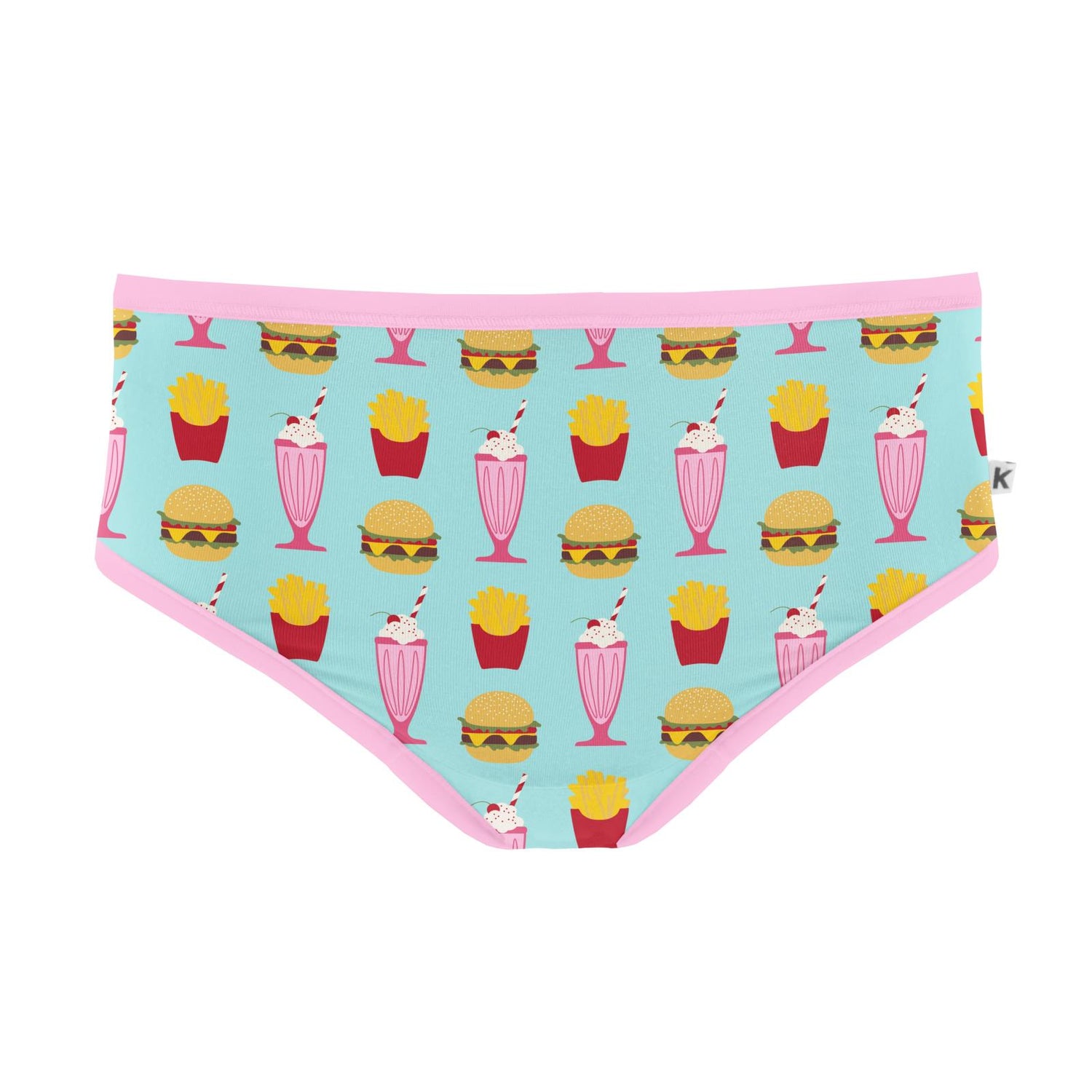 Women's Print Classic Brief in Summer Sky Cheeseburger