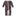 Print Muffin Ruffle Coverall with 2 Way Zipper in Calypso Splatter Paint