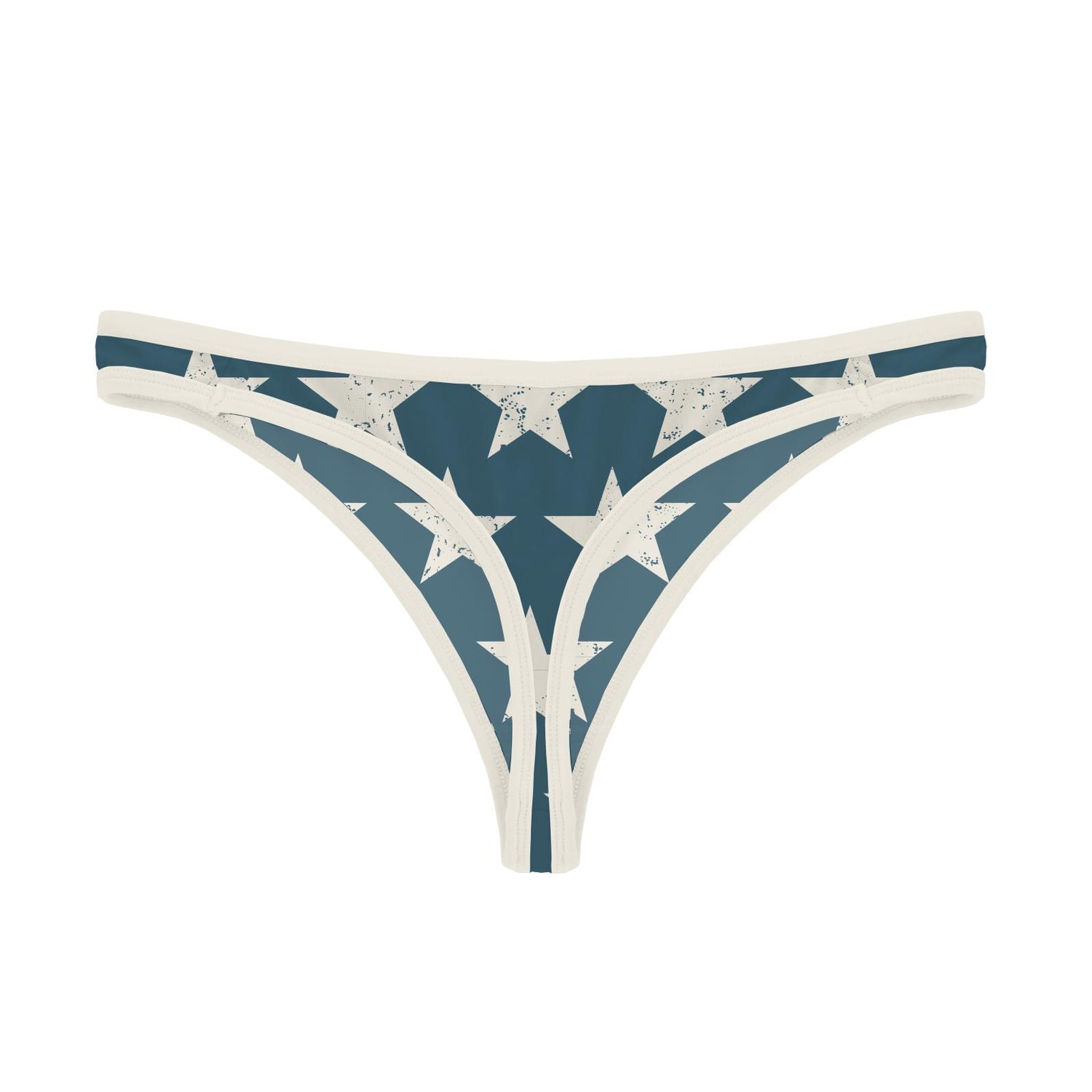 Women's Print Classic Thong Underwear in Vintage Stars