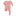 Print Footie with Snaps in Blush Stork