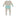 Print Classic Ruffle Footie with Zipper in Burlap Shells
