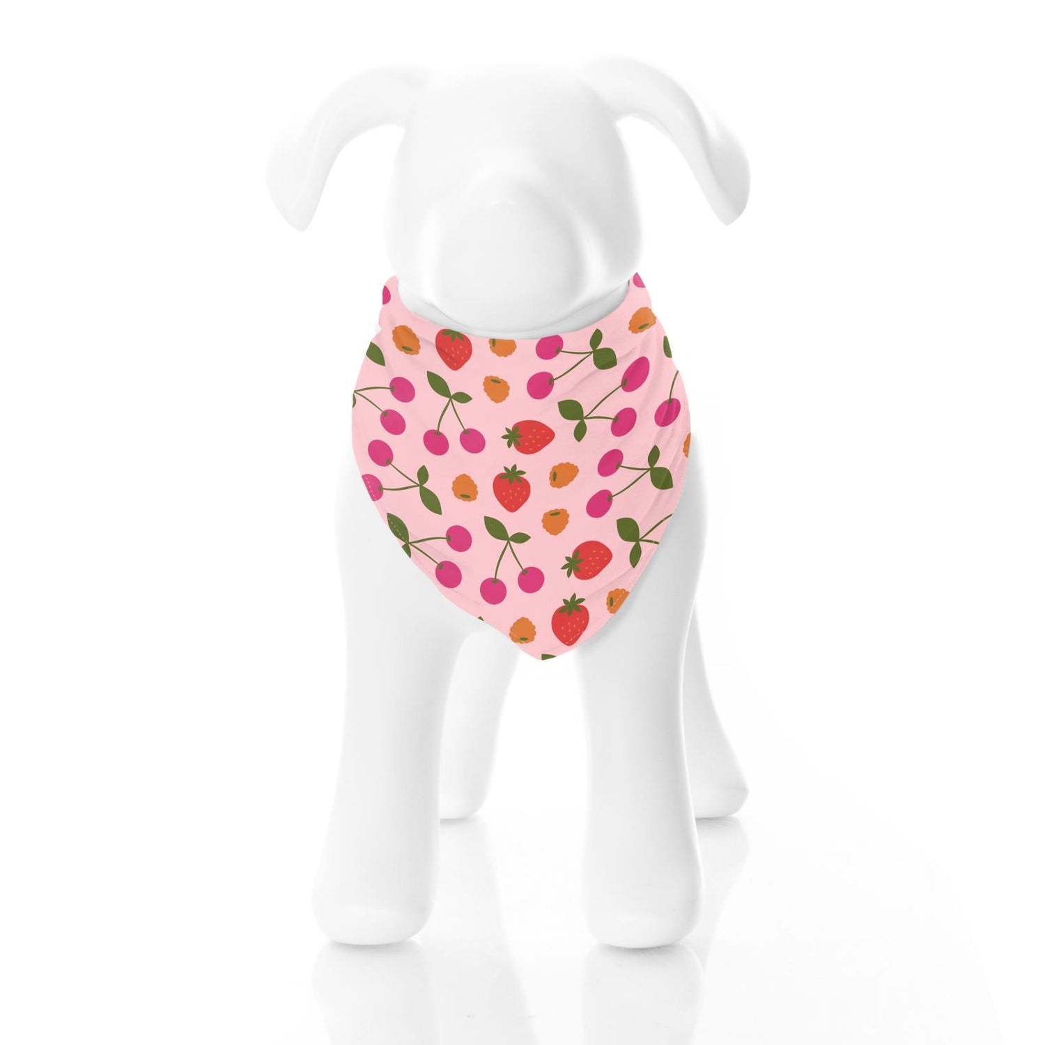 Print Dog Bandana in Lotus Berries