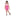 Print Off-Shoulder Outfit Set in Calypso Ballerina