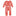 Print Muffin Ruffle Coverall with Zipper in Poppy Orange Blossom