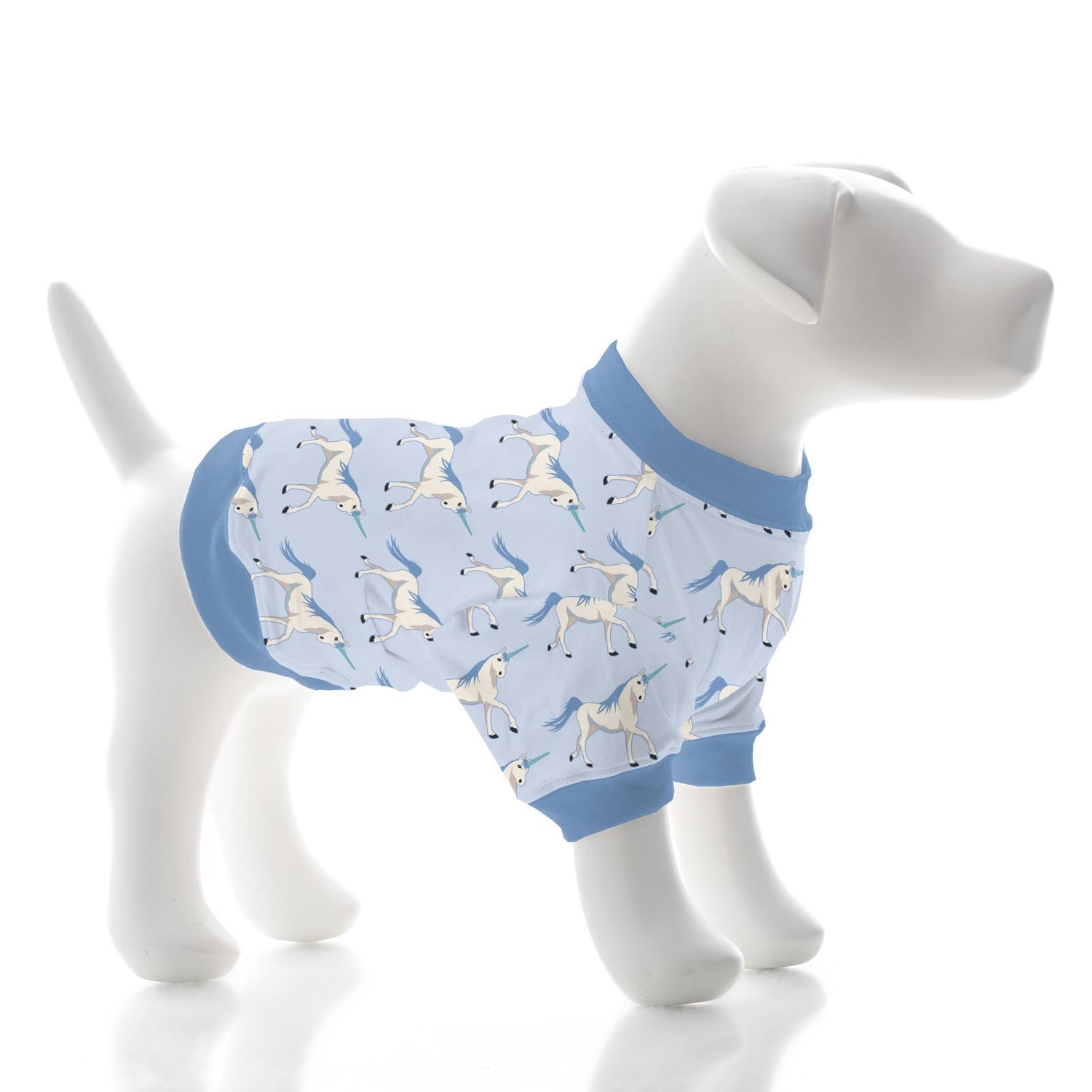 Print Dog Jammies in Dew Prancing Unicorn