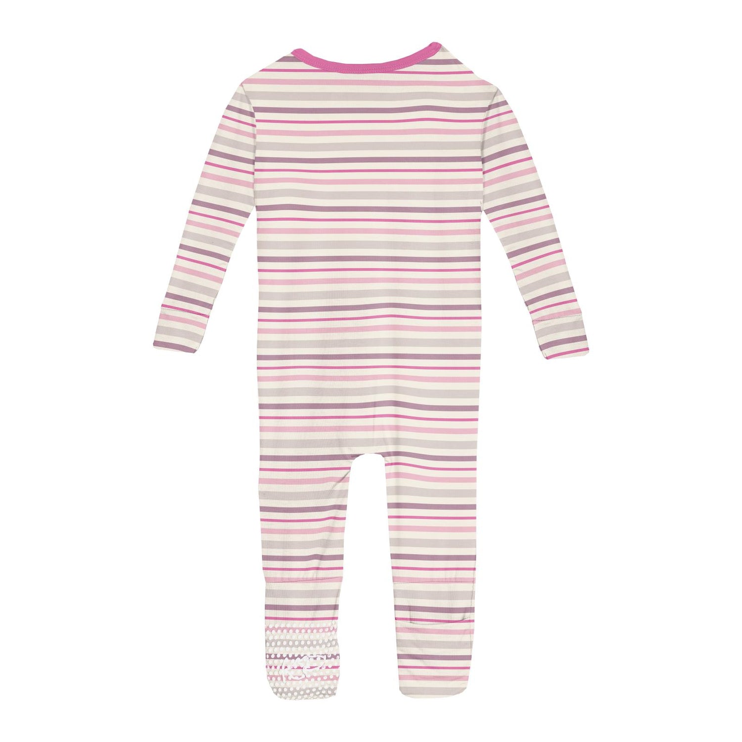 Print Convertible Sleeper with Zipper in Whimsical Stripe