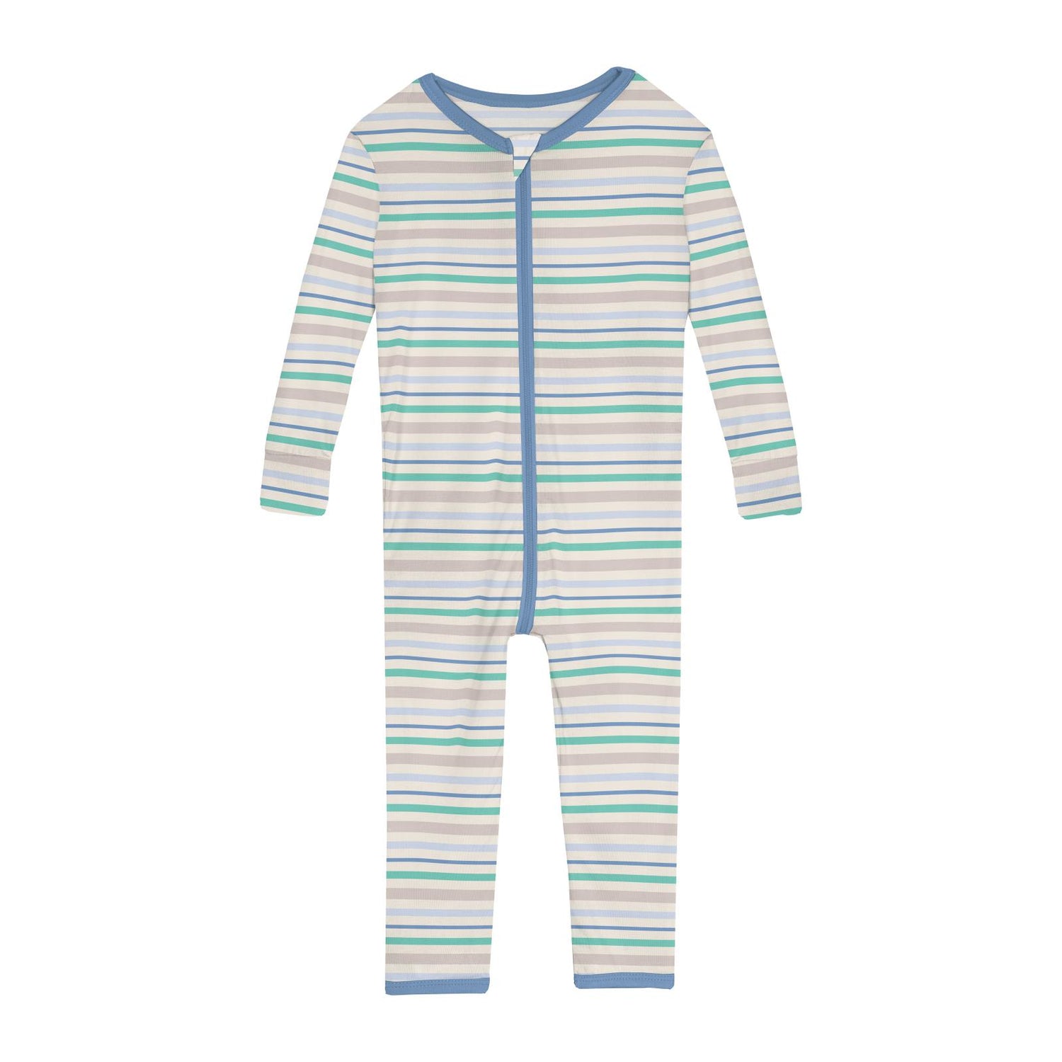 Print Convertible Sleeper with Zipper in Mythical Stripe