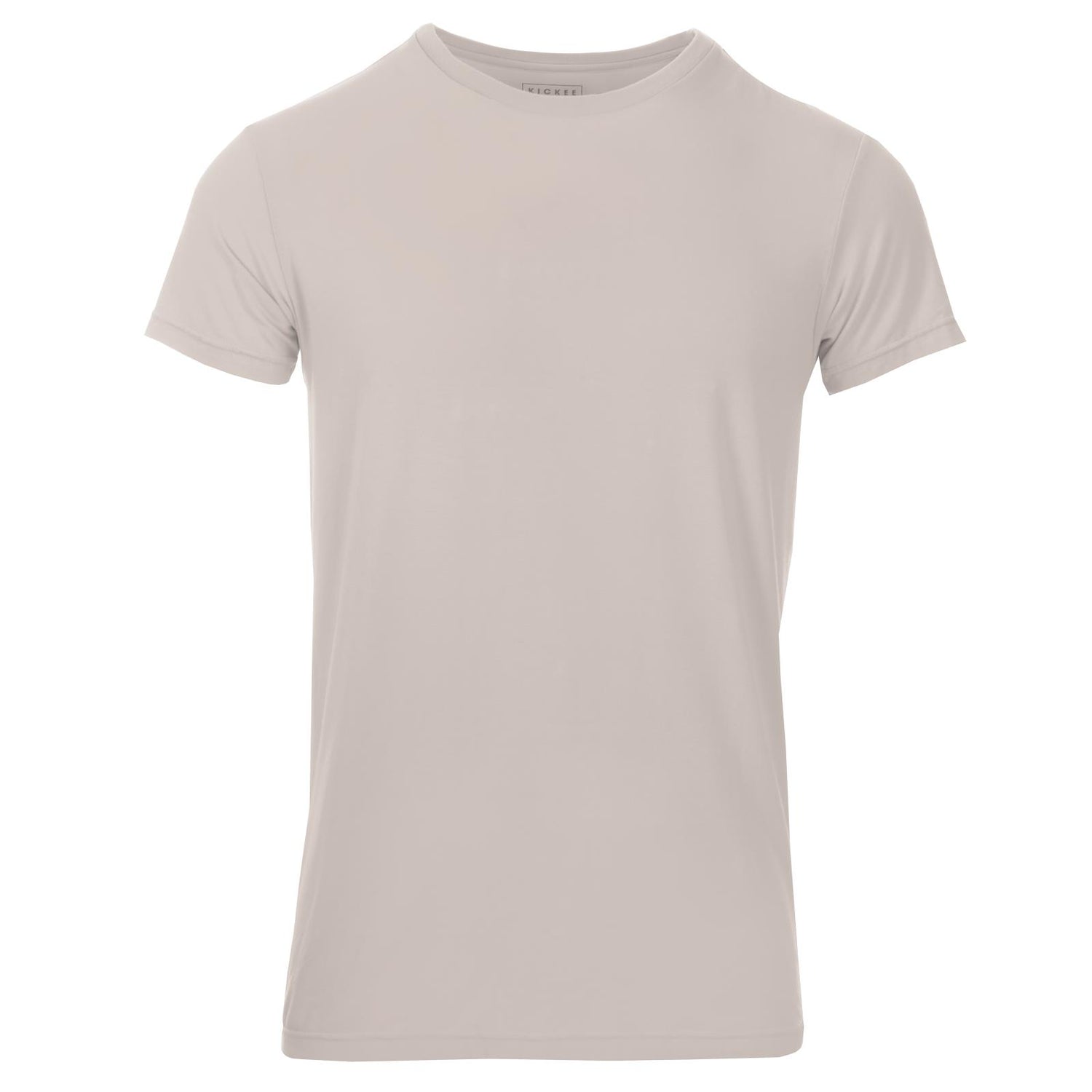 Men's Short Sleeve Crew Neck Tee in Latte
